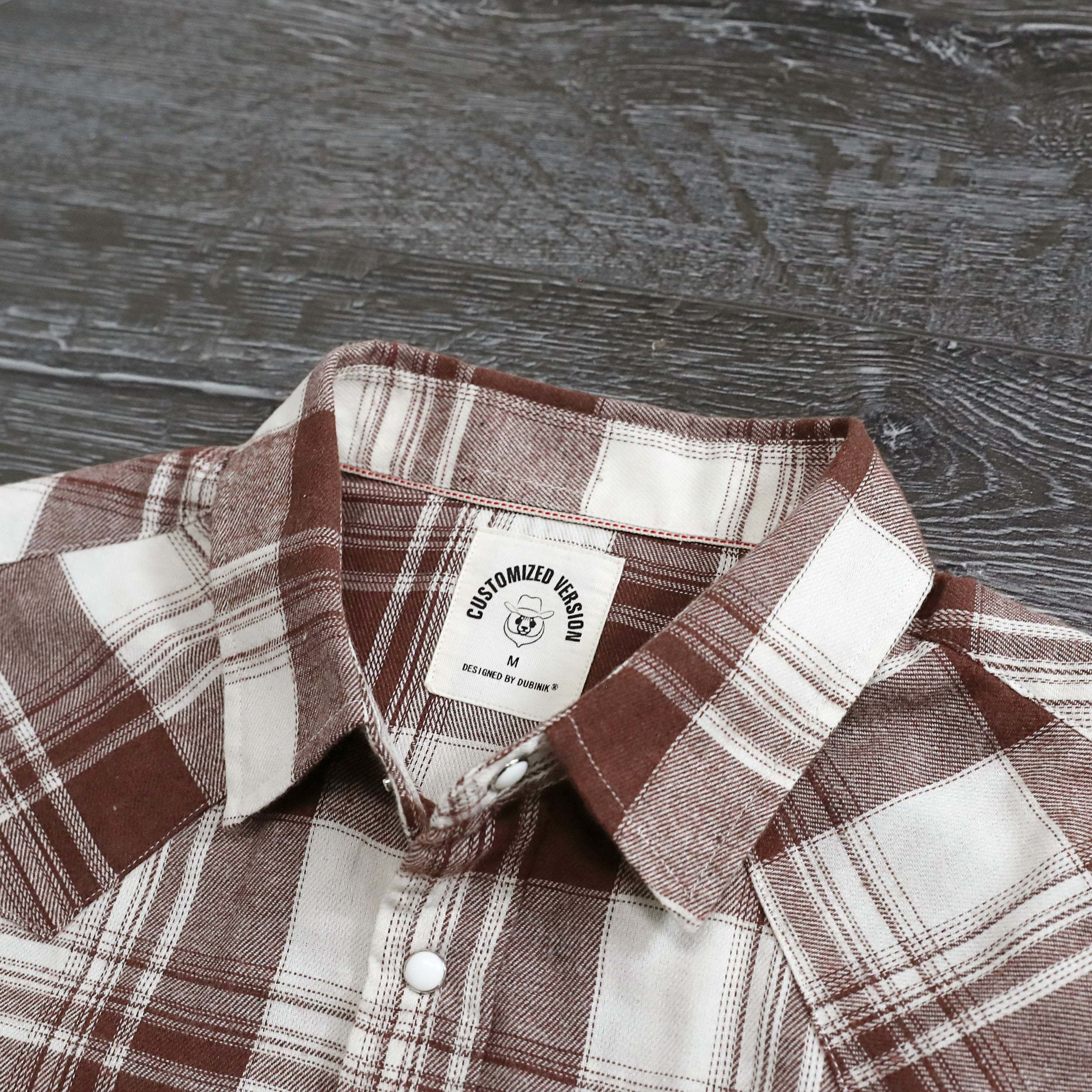 6oz Mens Flannel Long Sleeve Pearl Snap Buttons Western Cowboy Vintage Casual Shirts #2814