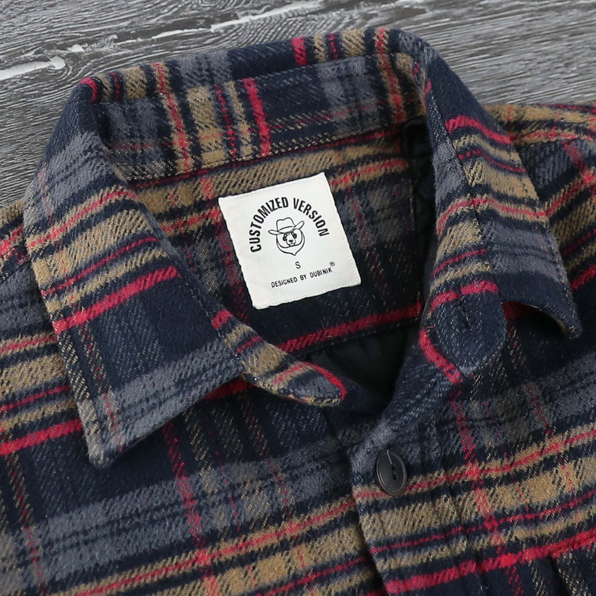 Dubinik? 10.8oz Mens Shacket Flannel Warm Lined Coats Lightweight Jacket Casual Plaid Flannel Shirt For Men Long Sleeve Button Down#0182001