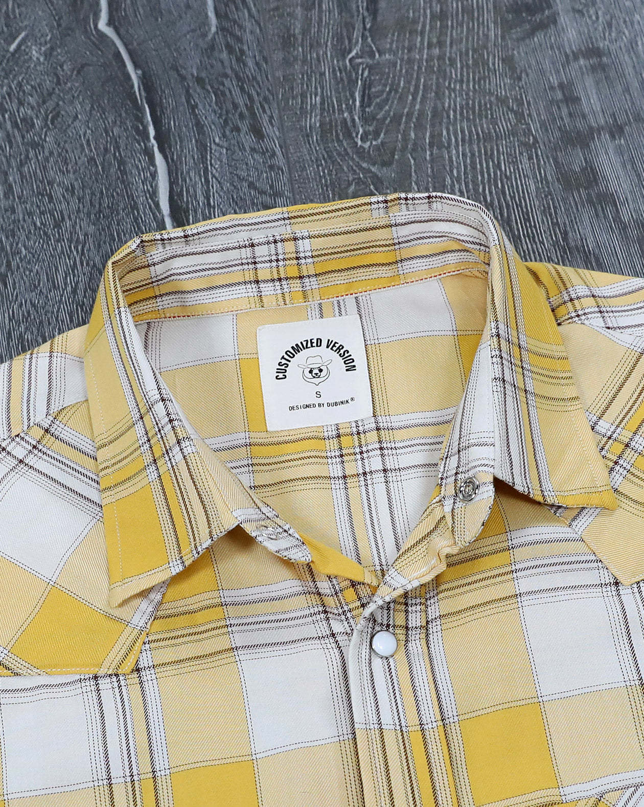 Dubinik?Bamboo Fiber Mens Shirts Short Sleeve Plaid Shirt Men Western Cowboy Pearl Snap Vintage Casual Plaid Shirt #29401