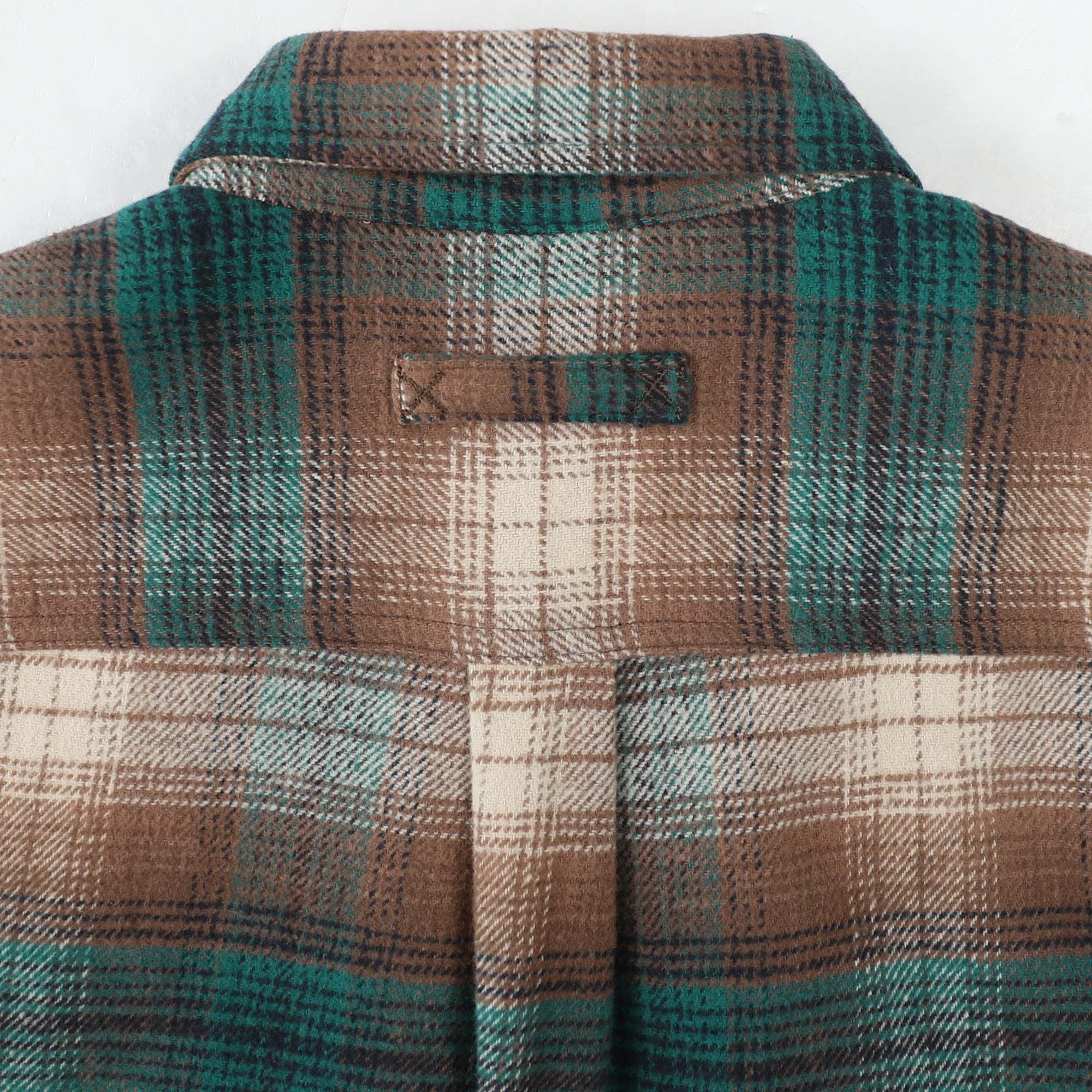 Dubinik? 10.8oz Men's Flannel Shacket Plaid Jacket with Warm Lining Button Up#38405