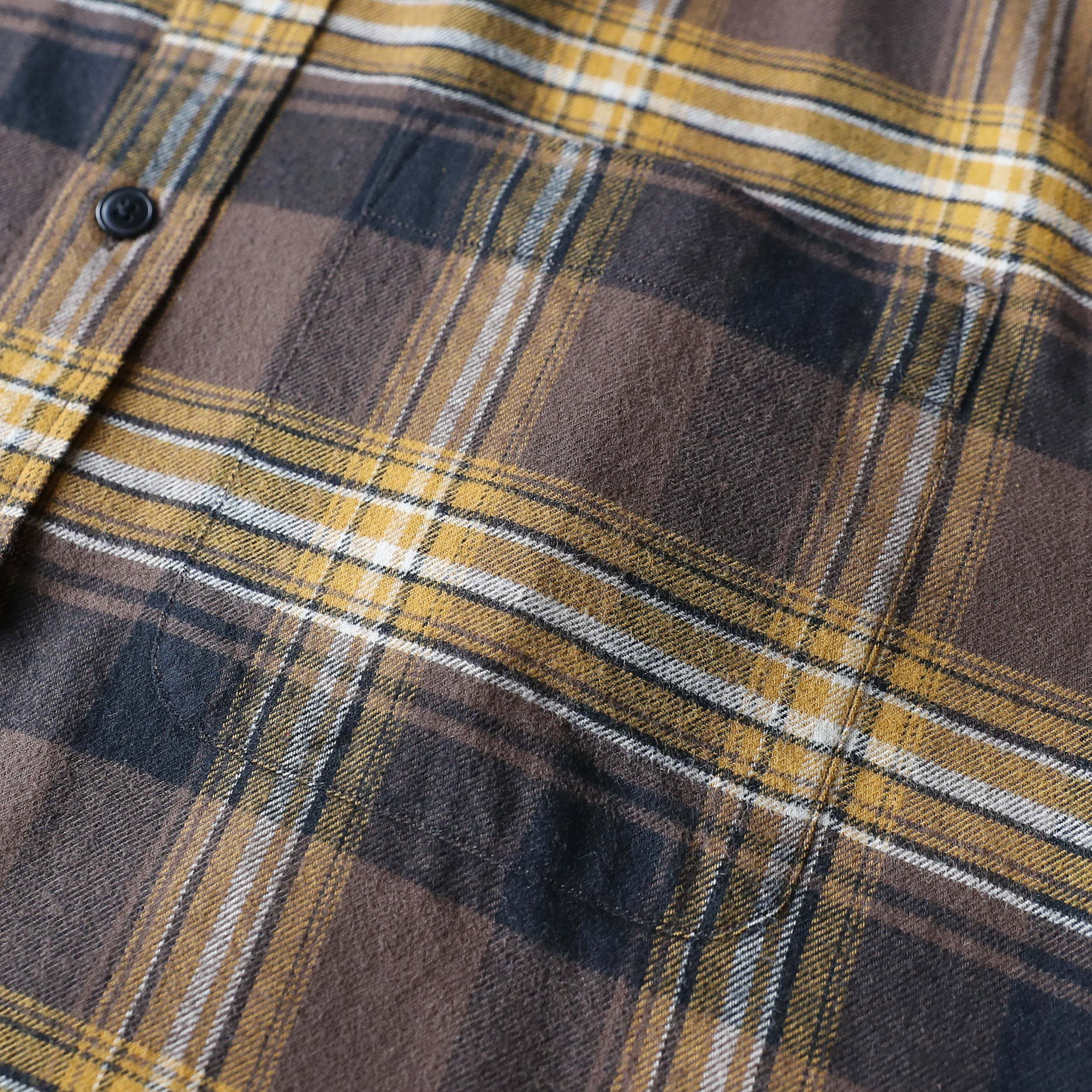 Dubinik? 6oz Mens Flannel Shirts Long Sleeve Button Down Casual Work Plaid Shirt Men All Cotton Soft with Pocket Regular Fit#03-046