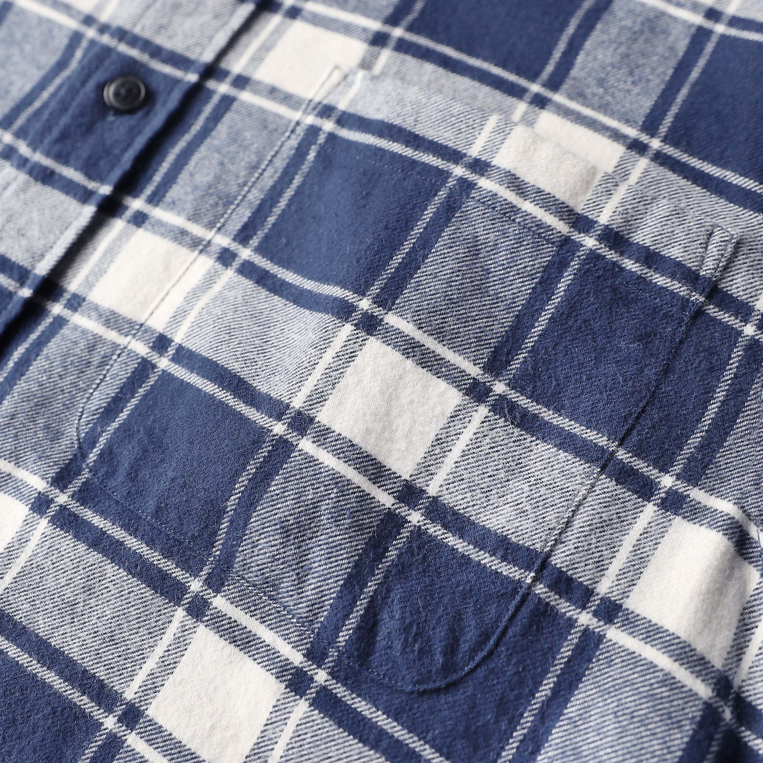 6oz Men's Plaid Flannel Long Sleeve Shirts #0346