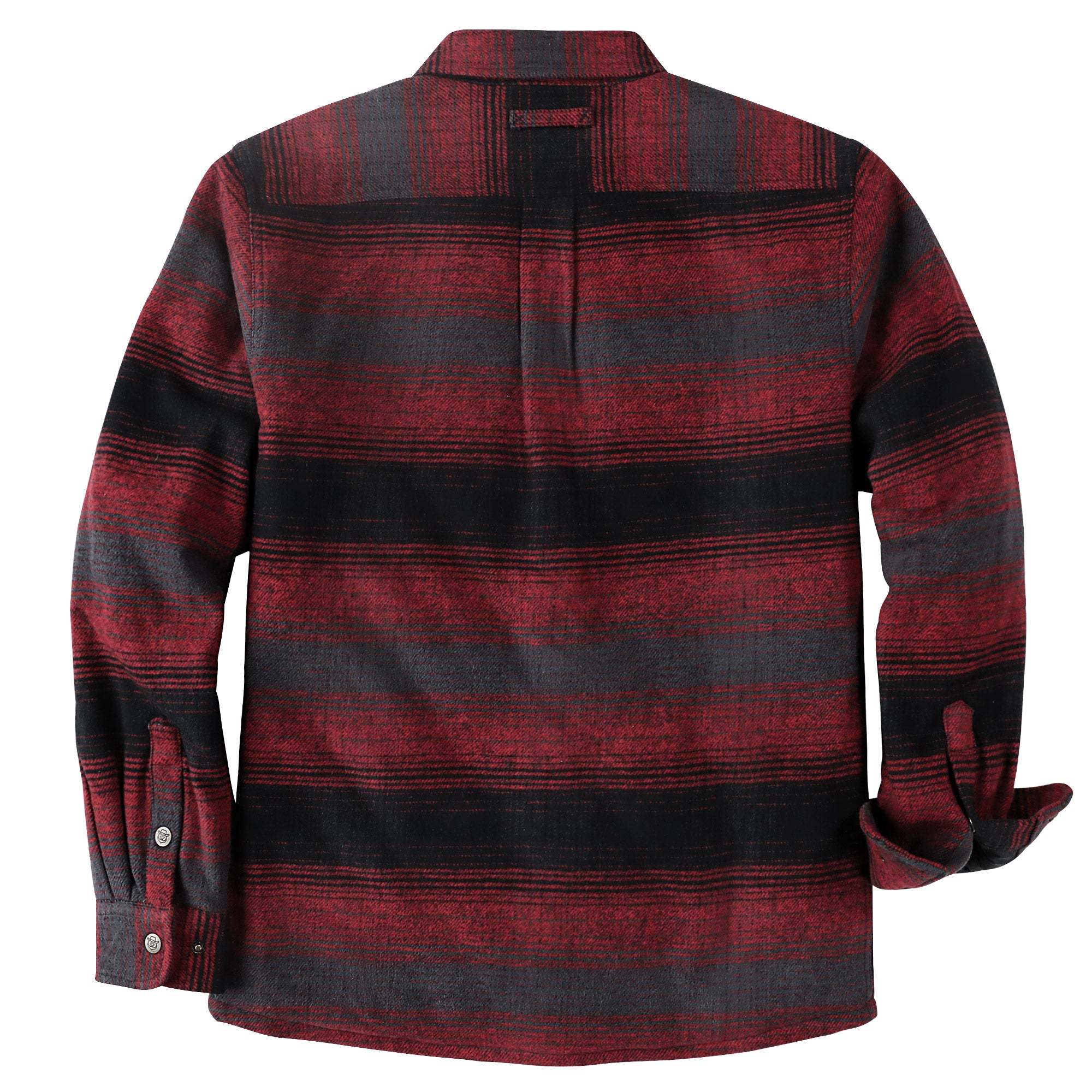 Dubinik? 10.8oz Men’s Overshirt Shacket – Cozy Warm-Lined Plaid Flannel, Lightweight Casual Button-Down Long Sleeve Jacket  #0181007