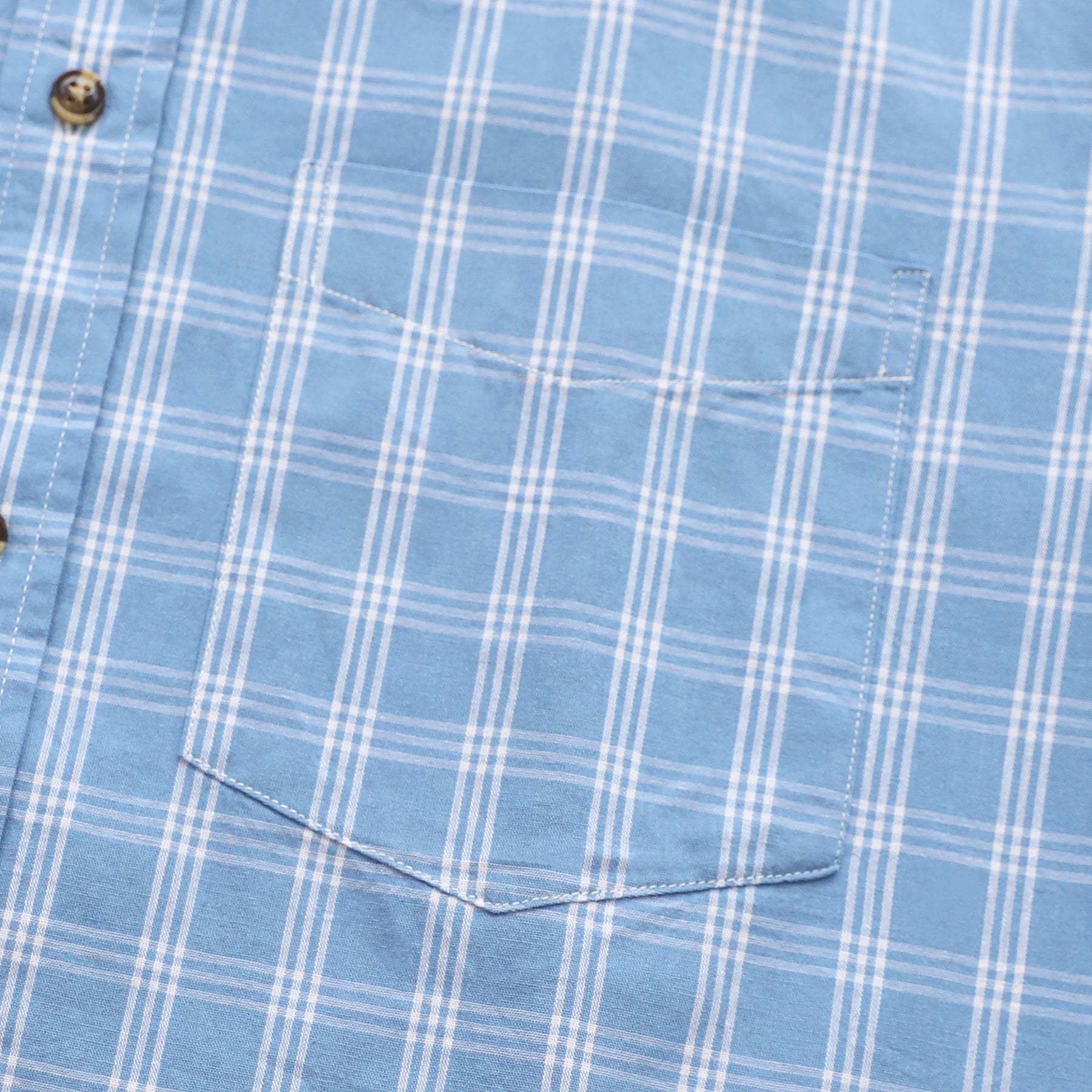 Men's casual short-sleeved cotton shirt #0017