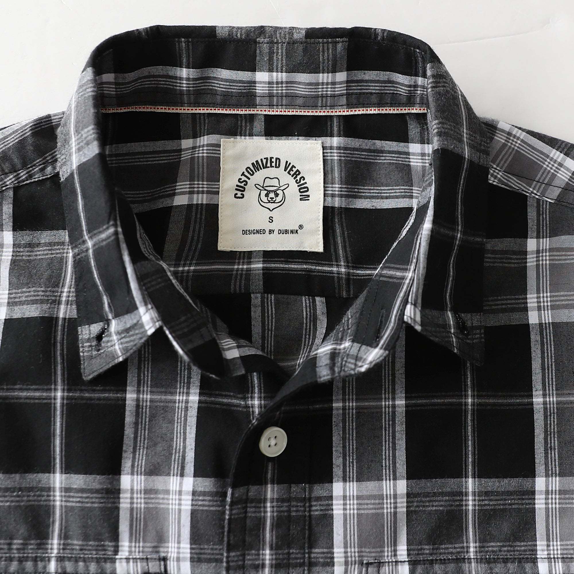 Dubinik? 4.1oz Mens Long Sleeve Button Down Shirts Casual Plaid Shirt with Practical Double Pockets Comfortable and Soft#0050006