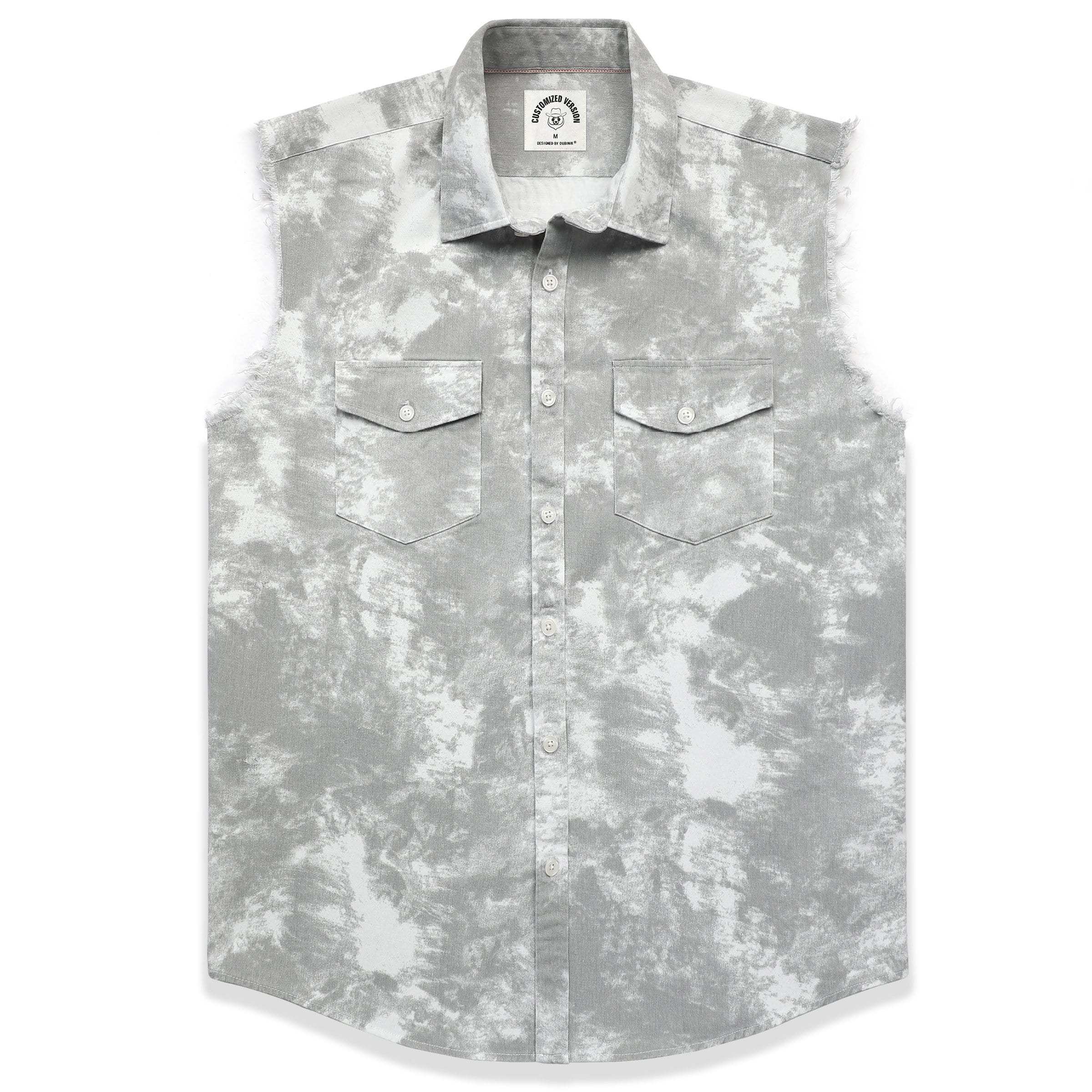 Men's sleeveless denim undershirt #1206