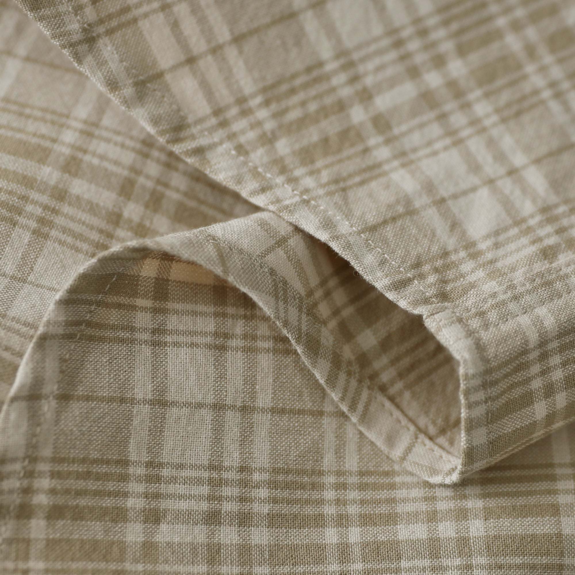 Dubinik? Men’s Short Sleeve Button-Down Shirt, Double Pockets, Casual Workwear Plaid#10171