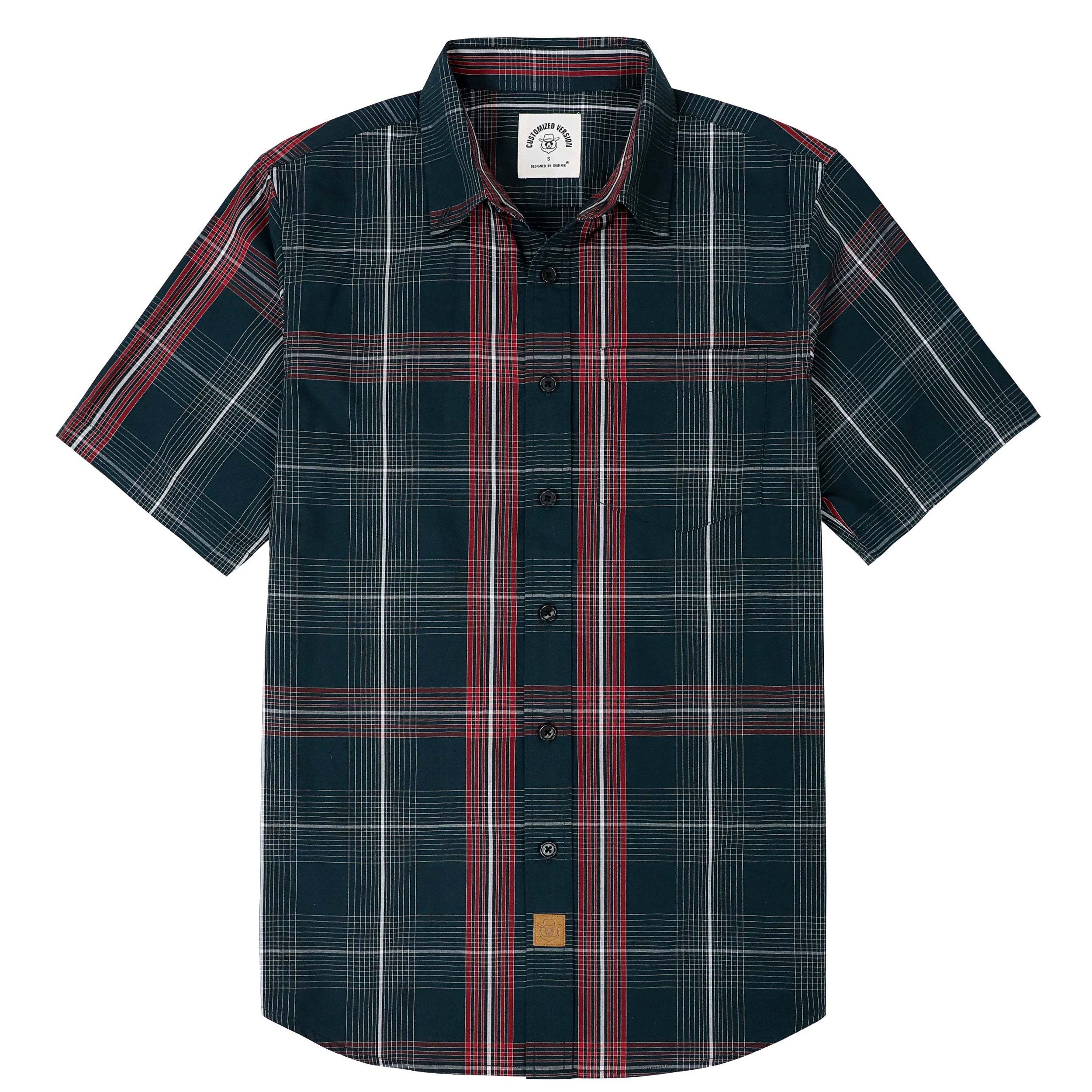 Dubinik? Mens Short Sleeve Button Down Shirts Summer Vintage Short Sleeve Button Down Men Lightweight Men's Casual Shirts#51030