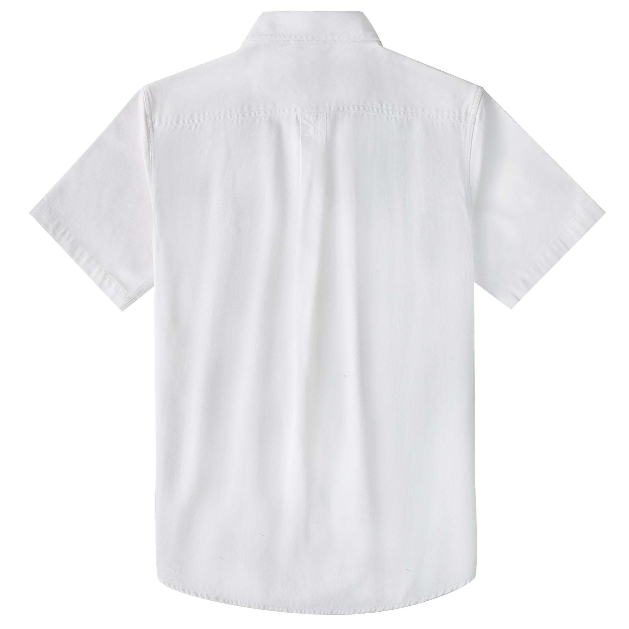 Dubinik? Men’s Short Sleeve Button Down Work Shirt – 2 Pocket Cotton Casual#10703