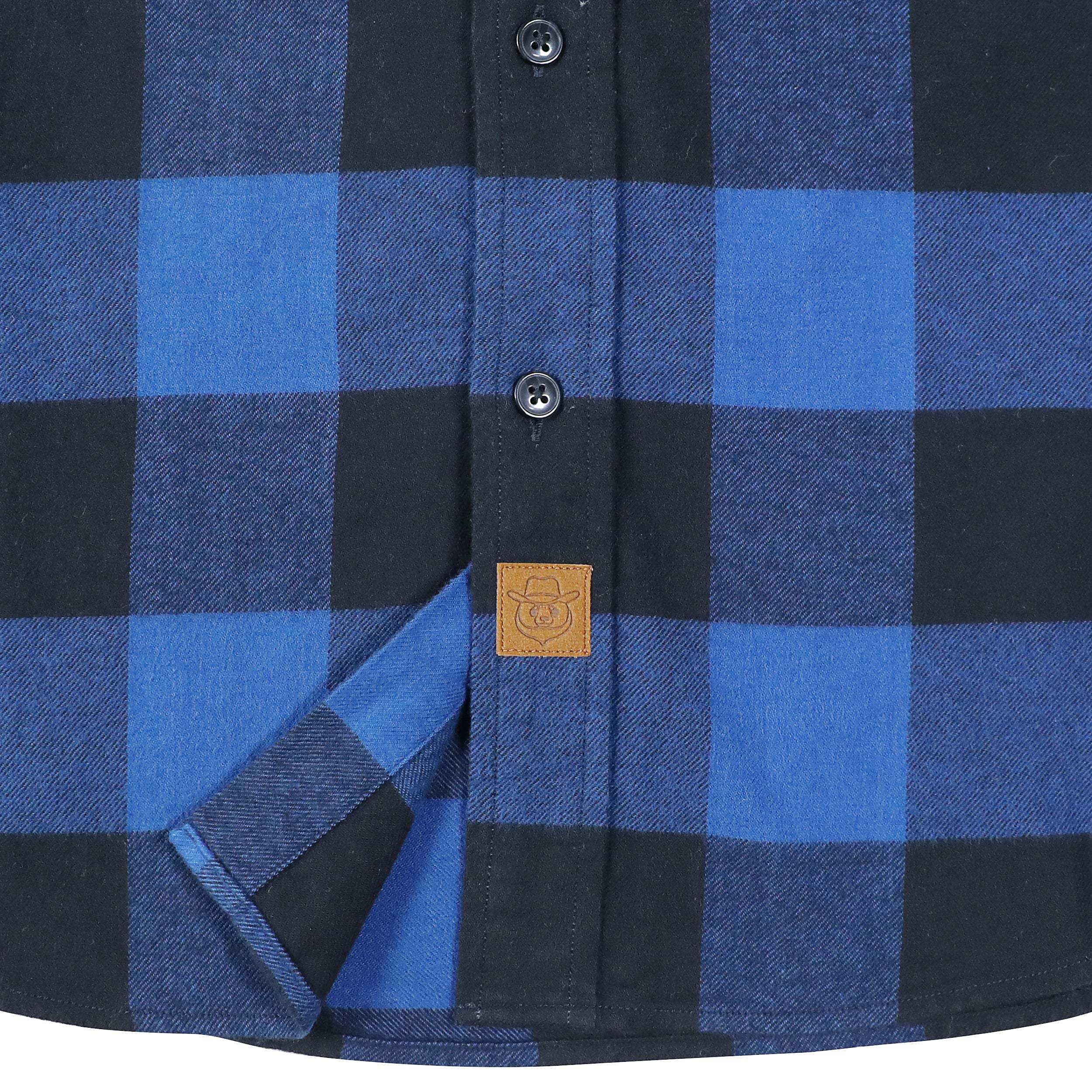 6oz Men's Plaid Flannel Long Sleeve Shirts#0338