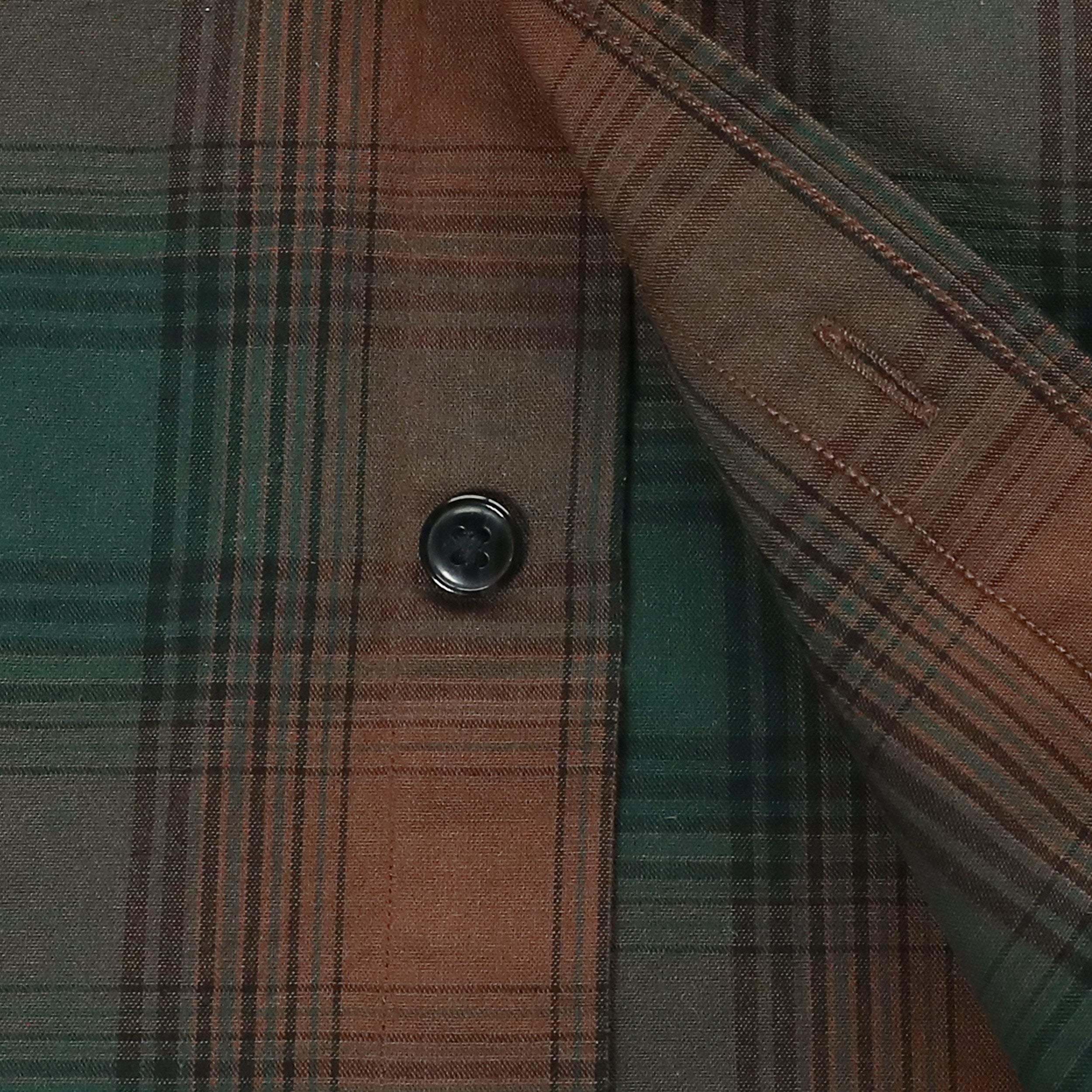 Dubinik? Short Sleeve Button Down Shirts 100% Cotton Plaid Casual Shirt with Pocket #0113