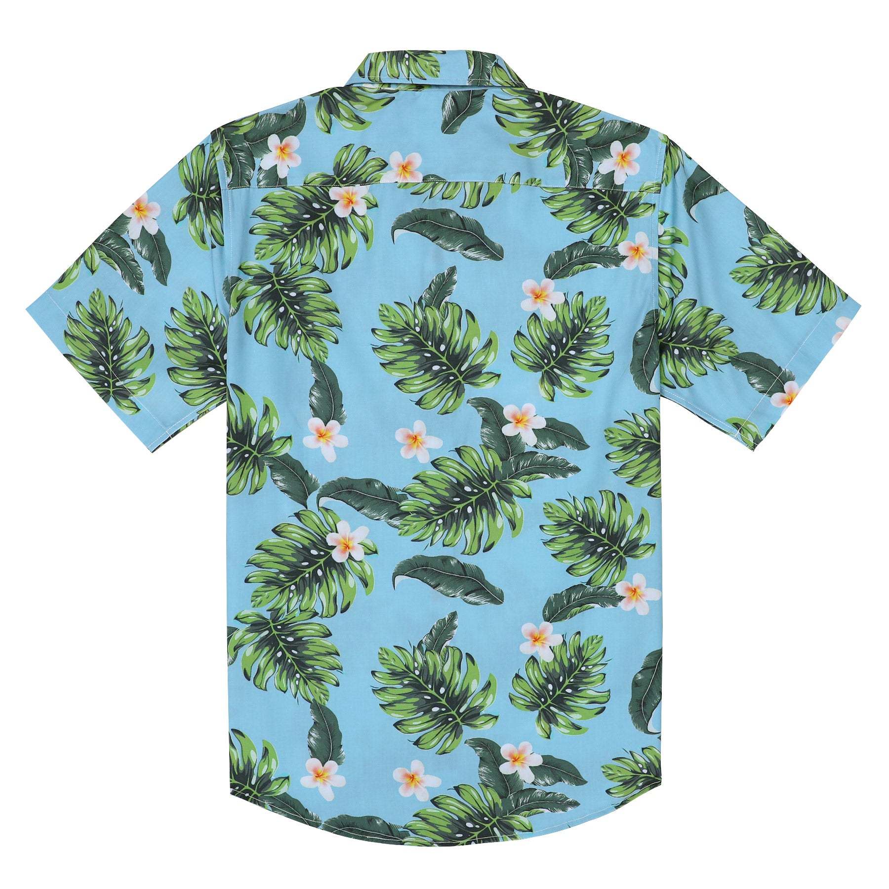 Hawaiian Shirt for Men Aloha Tropical Short Sleeve Button Down Print Beach Shirts #2624