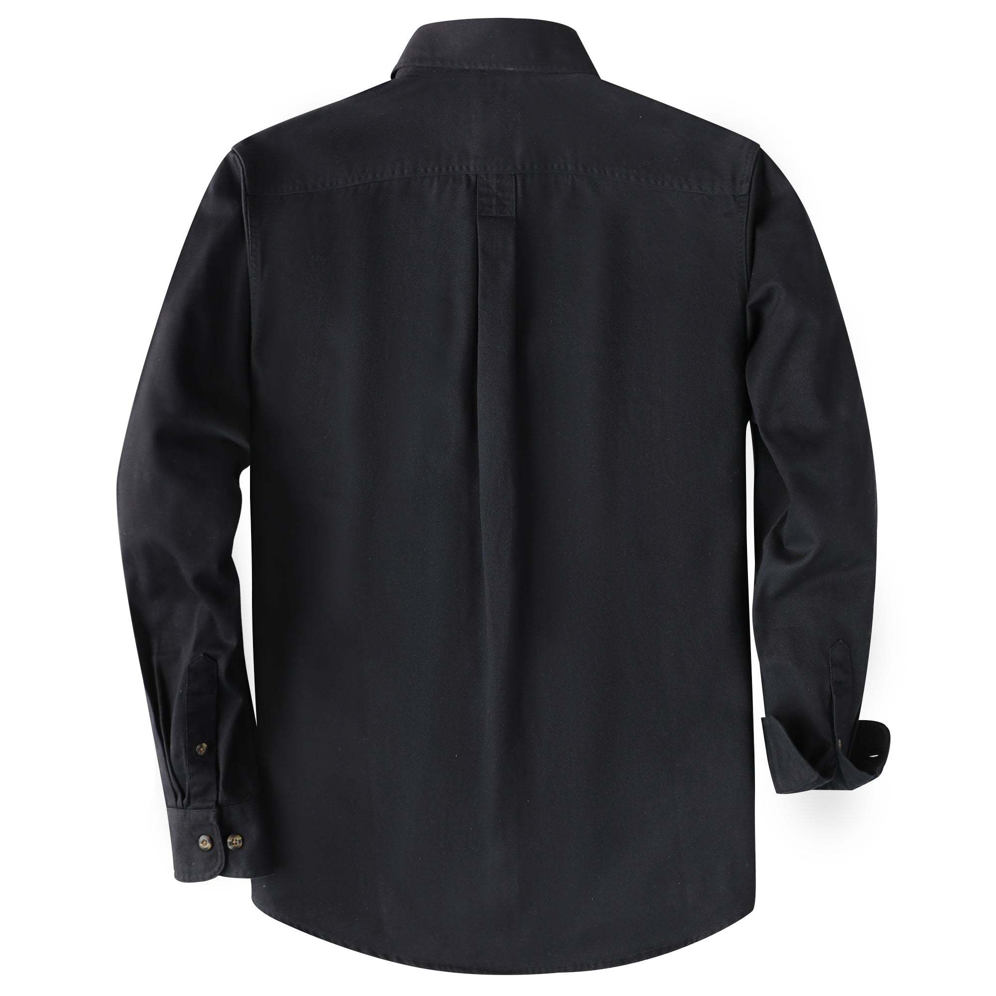 Dubinik? 7.2oz Men's Cotton Long Sleeve Two Pocket Casual Work Shirt#10812