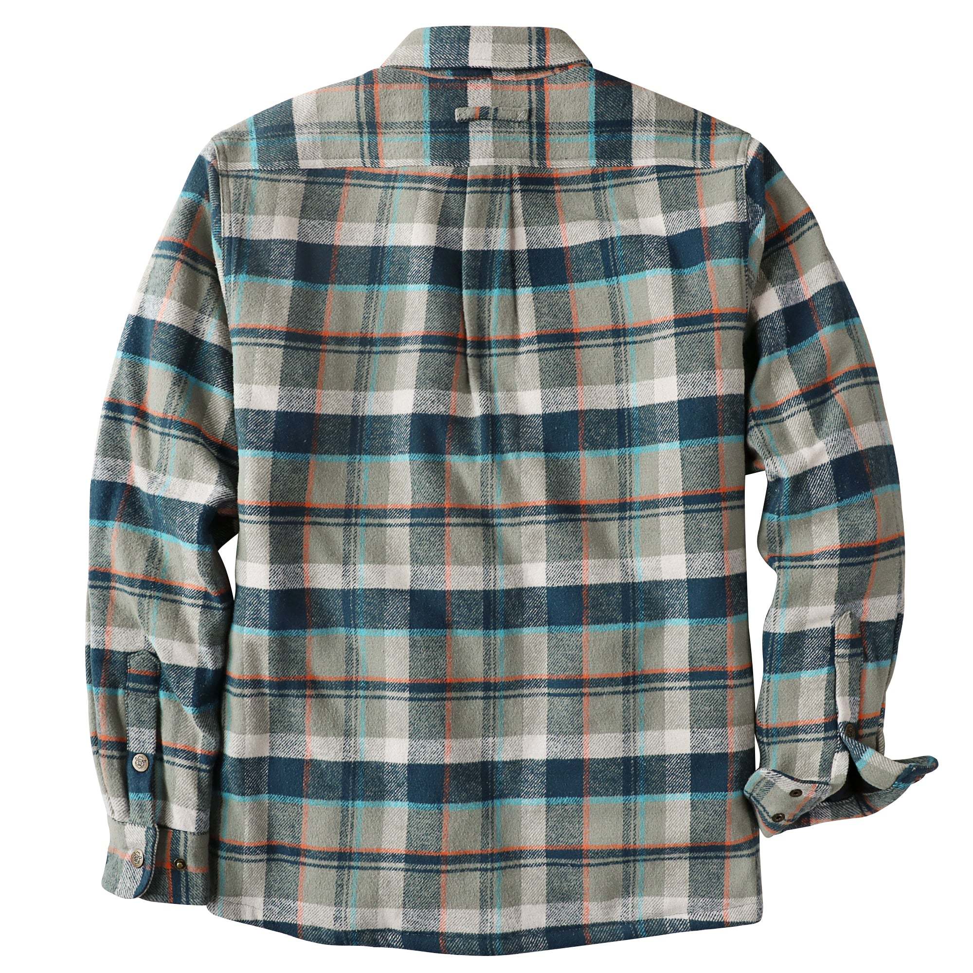 Dubinik? 10.8oz Men’s Overshirt Shacket – Cozy Warm-Lined Plaid Flannel, Lightweight Casual Button-Down Long Sleeve Jacket #0181012
