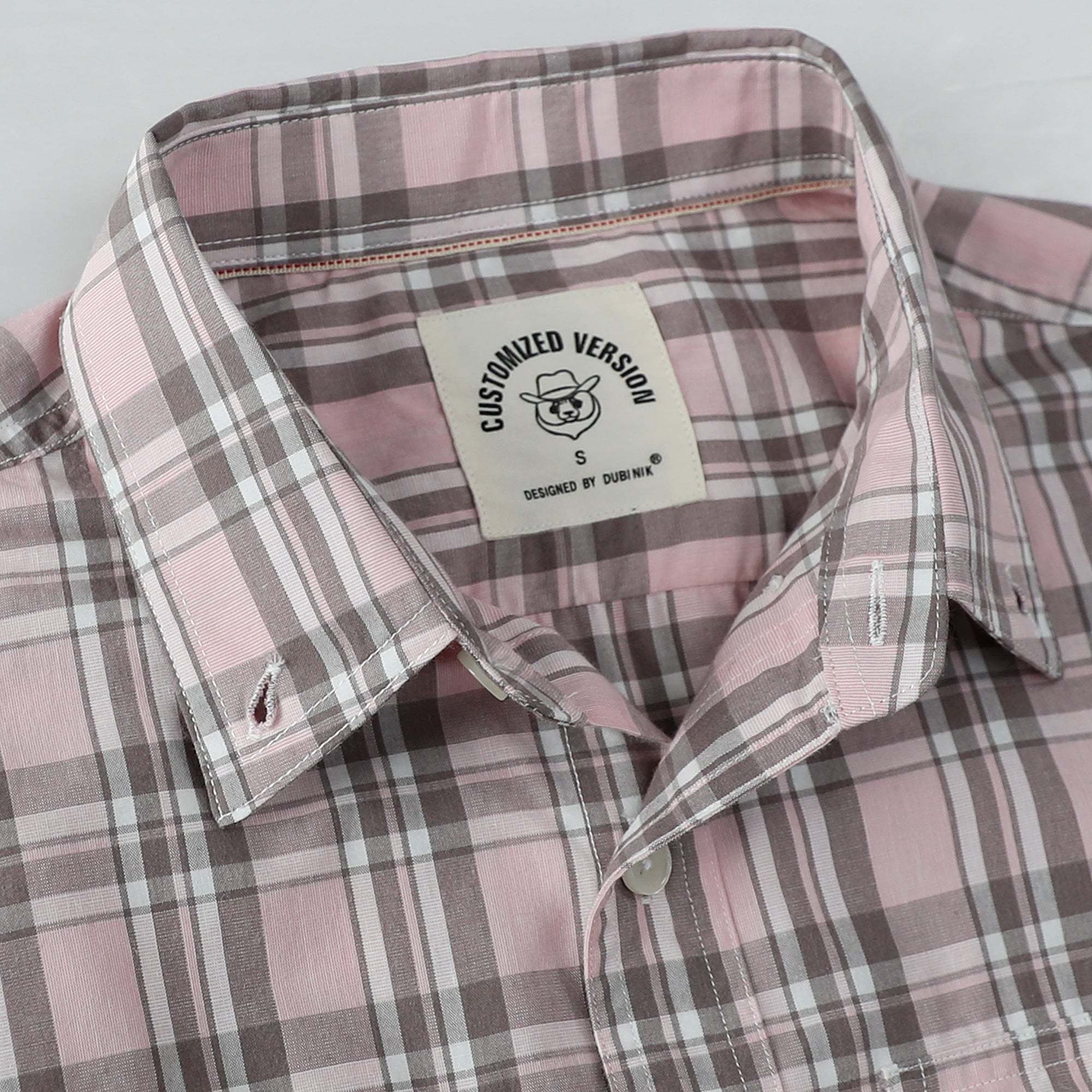 Dubinik? 4.1oz Mens Long Sleeve Button Down Shirts Casual Plaid Shirt with Practical Double Pockets Comfortable and Soft#0050018