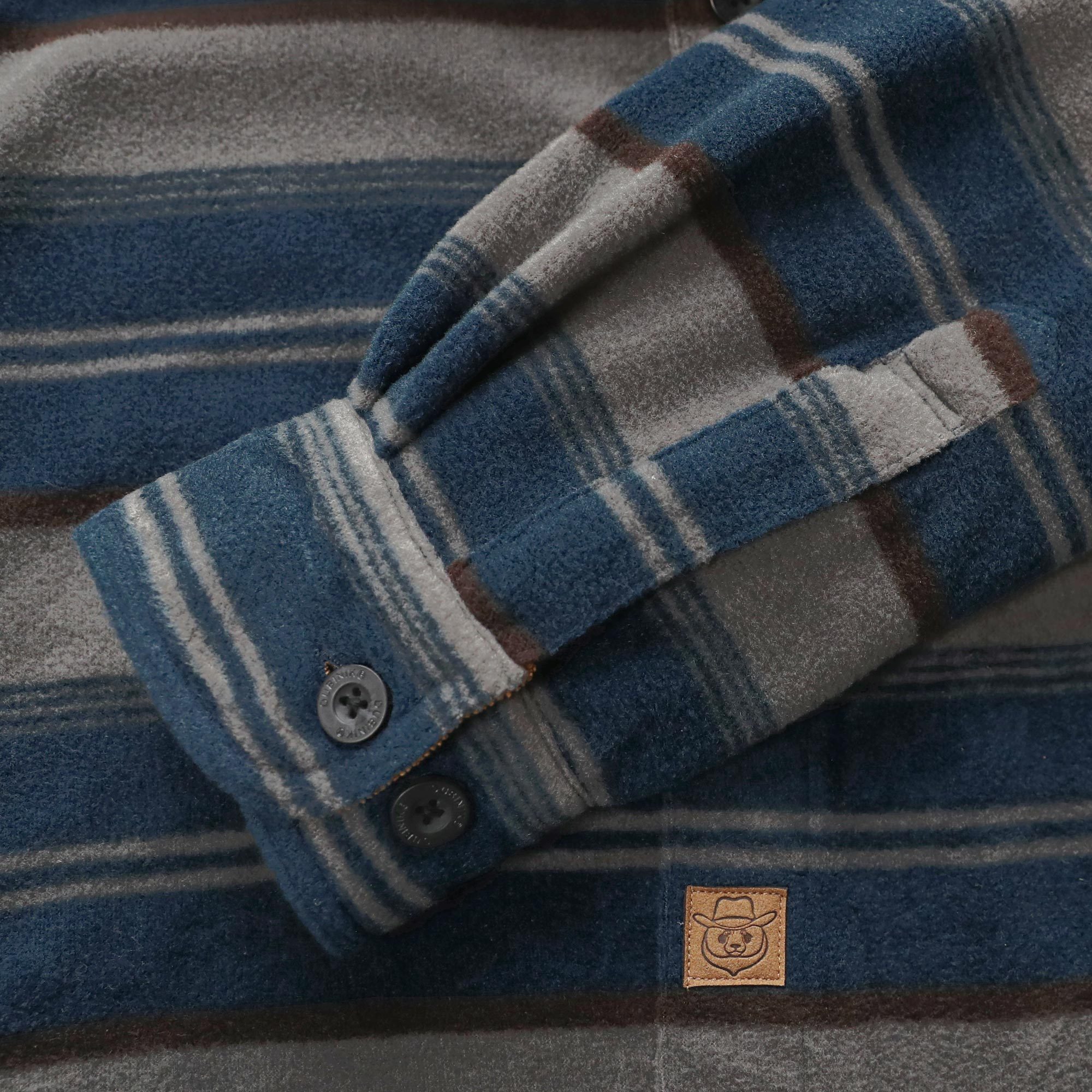 Mens Long Sleeve Fleece Shirt Casual Button Down Light-in-weight Shirt #1821