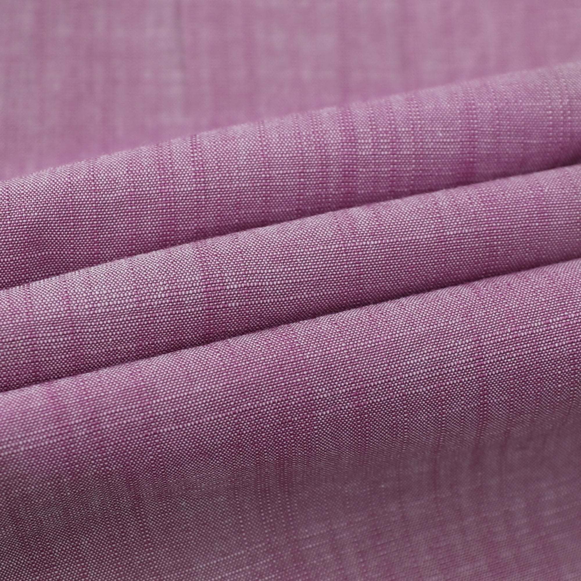 Dubinik? 5.5oz Dark Pink Chambray Long Sleeve Button-Front Closure Pocket Cotton Workshirt#58012