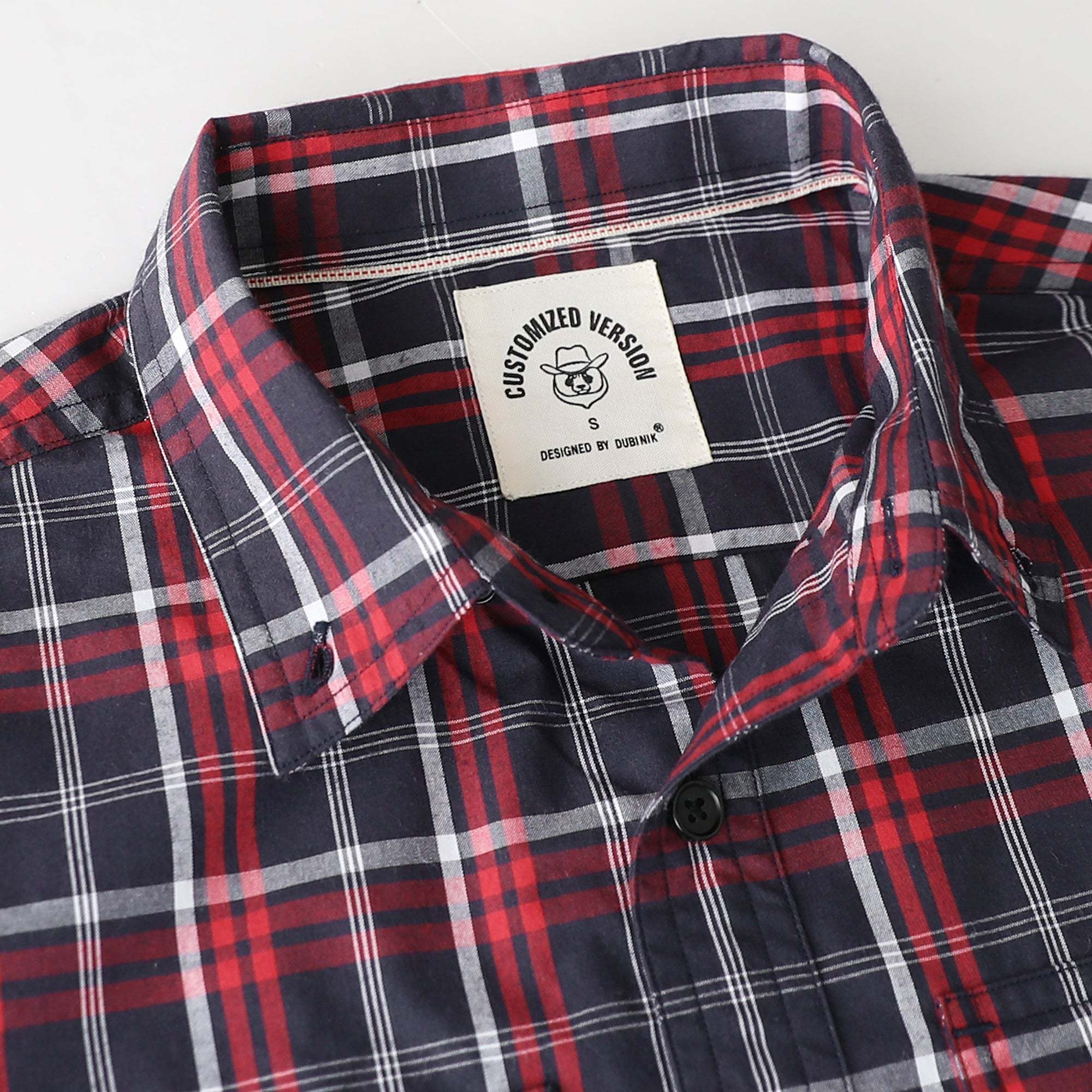 Dubinik? 4.1oz Mens Long Sleeve Button Down Shirts Casual Plaid Shirt with Practical Double Pockets Comfortable and Soft#0050007