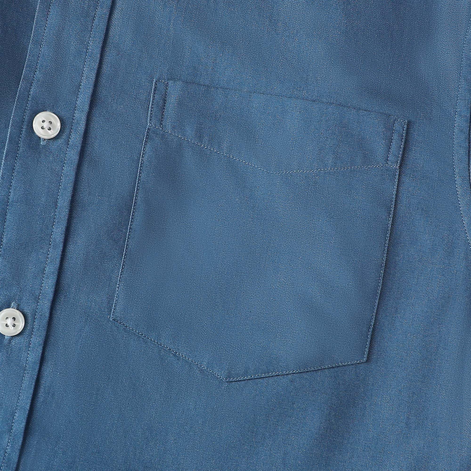 Dubinik? Denim Solid Mens Short Sleeve Button Down Shirts Summer Vintage Short Sleeve Button Down Men Lightweight Men's Casual Shirts#51034