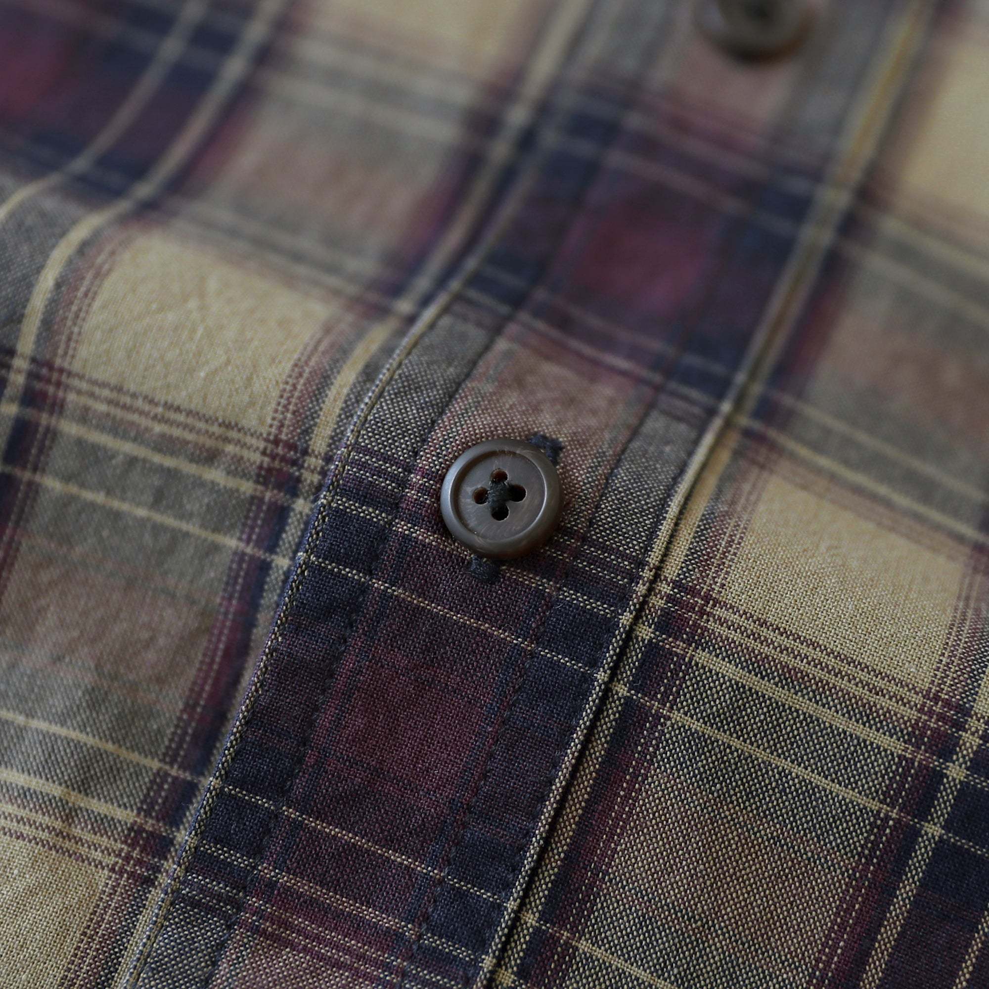 Dubinik? Men’s Short Sleeve Button-Down Shirt, Double Pockets, Casual Workwear Plaid#10178