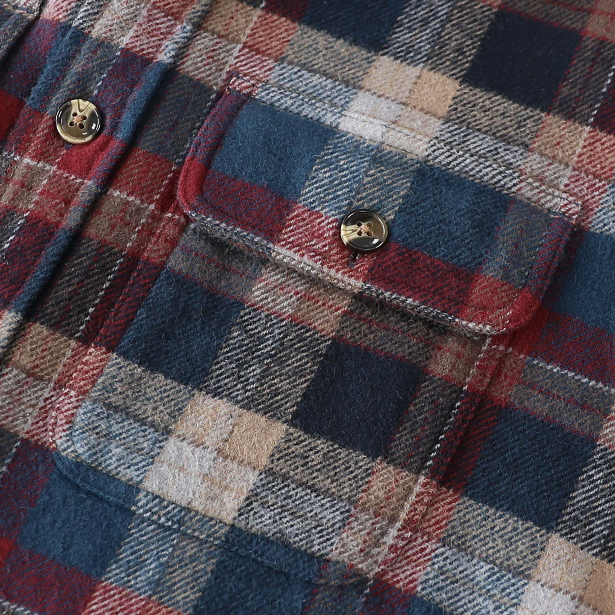 Dubinik? 10.8oz Ultra Heavyweight Mens Flannel Shirts Long Sleeve Casual Button Down Pocket Soft Warm Cotton Shirt#84011