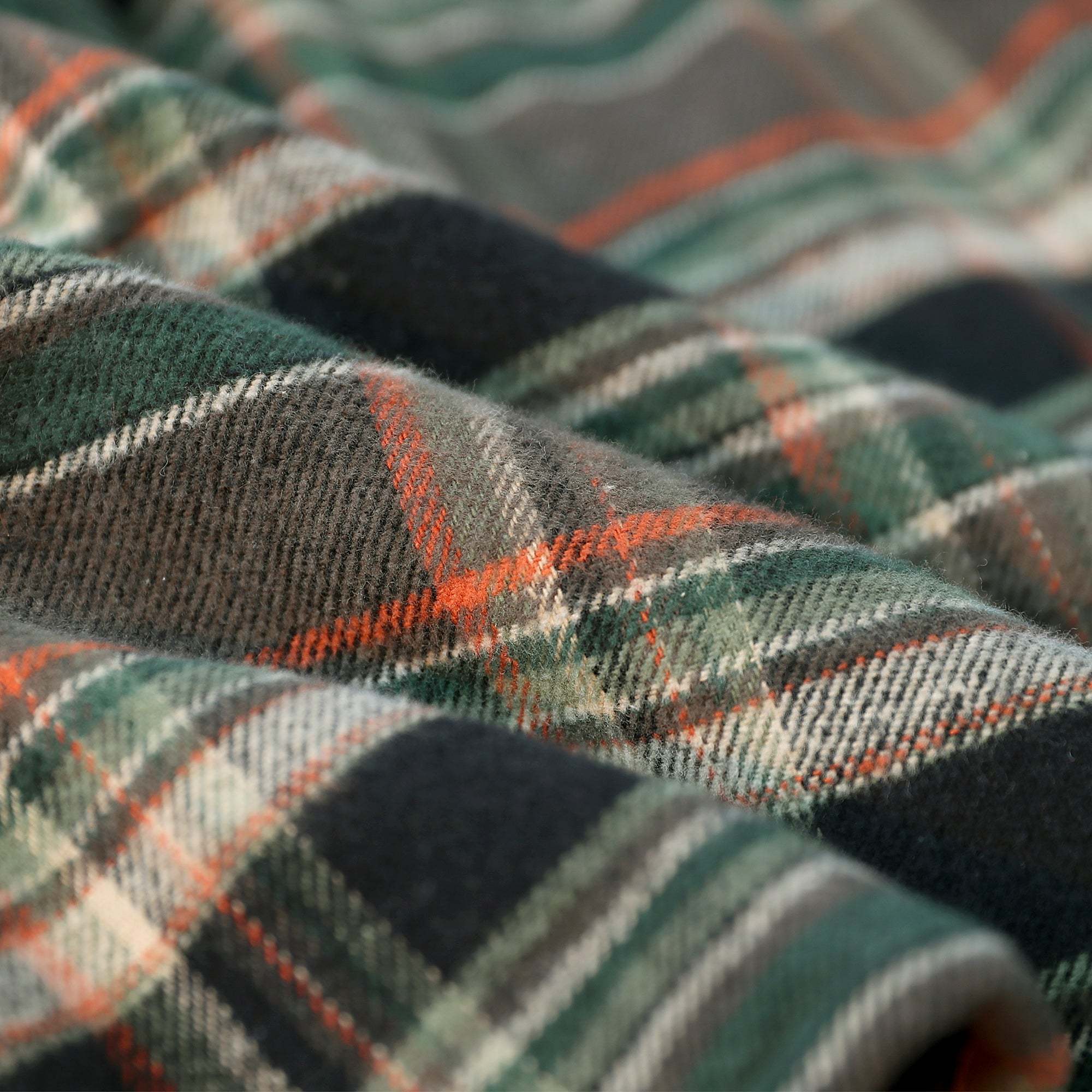 Dubinik? 10.8oz Men's Flannel Shacket Plaid Jacket with Warm Lining Button Up#38409