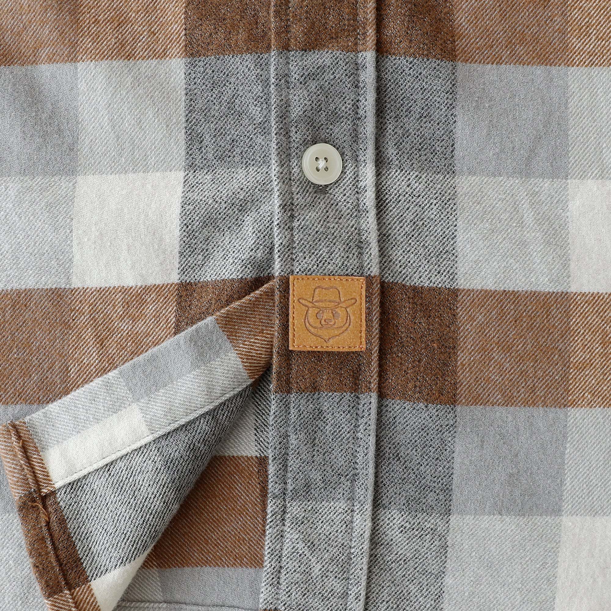 Dubinik? 6oz Mens Flannel Shirts Long Sleeve Button Down Casual Work Plaid Shirt Men All Cotton Soft with Pocket Regular Fit#0347