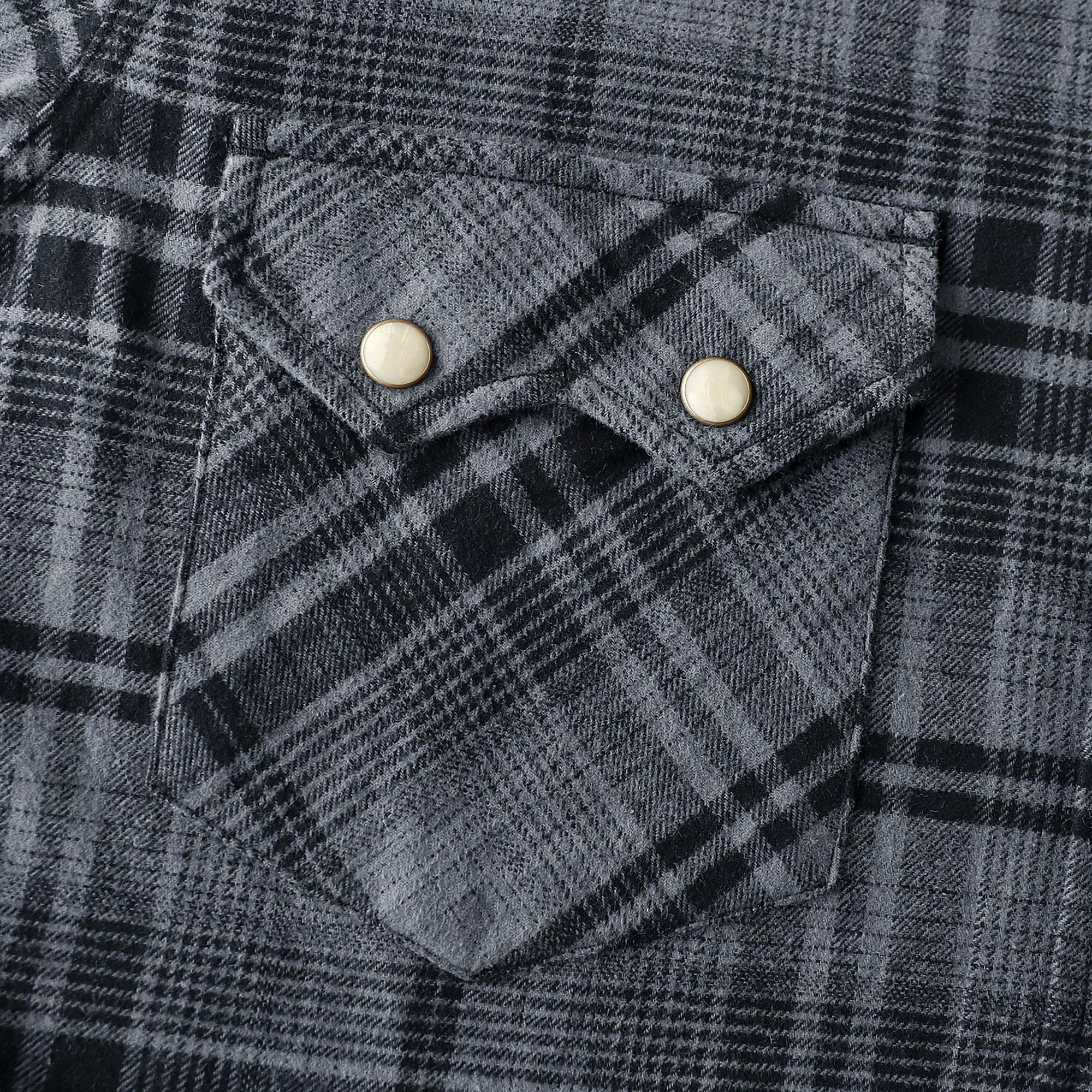 Dubinik? 6.3oz Flannel Shirt for Men Long Sleeve Casual Cozy Snap Button Western Plaid Shirts Soft Pure Cotton#37009