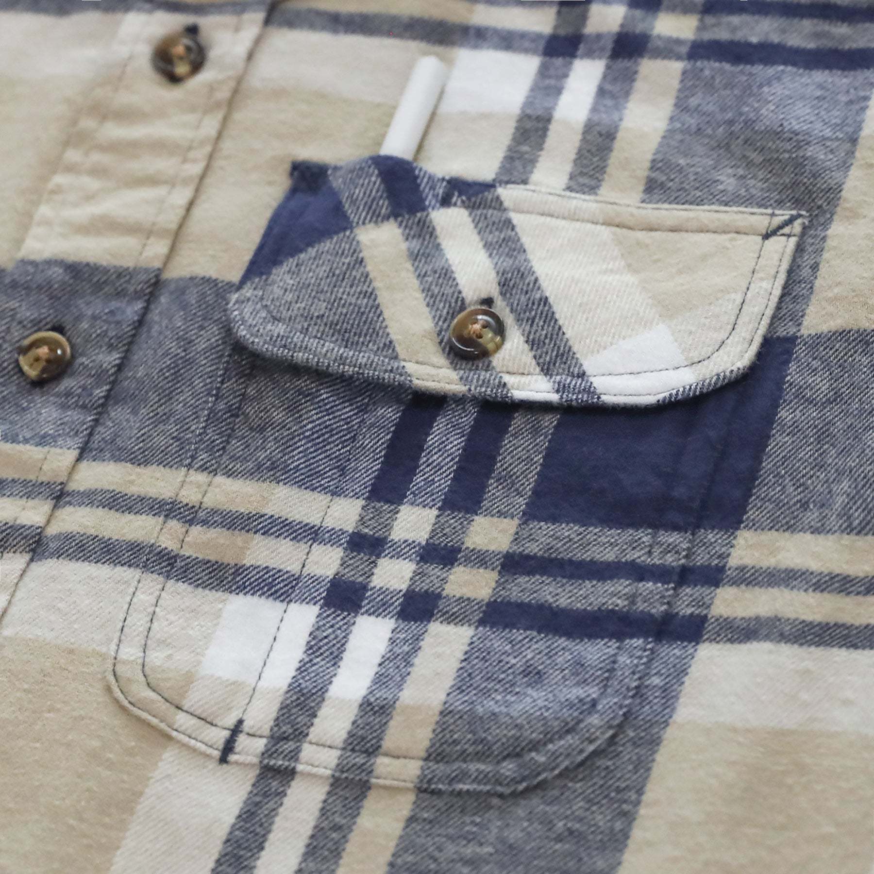 6oz Mens Midweight Flannel Shirts Long Sleeve Casual Button Down Brushed 100% Cotton Shirt#1003