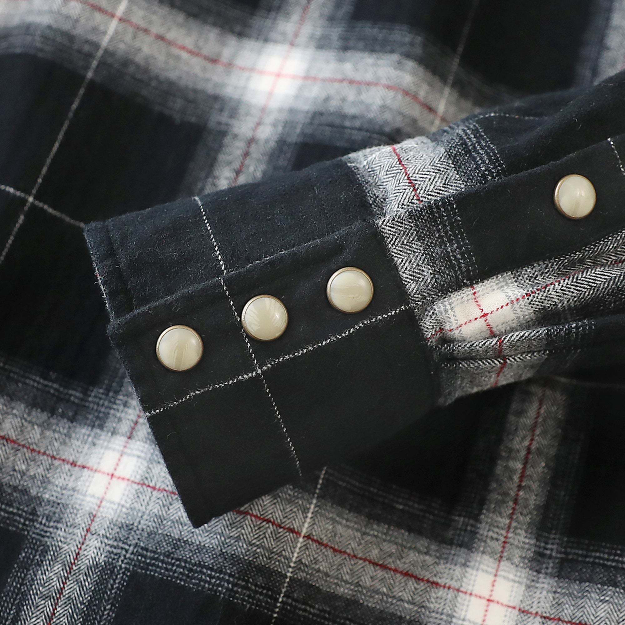 Dubinik? 6.3oz Flannel Shirt for Men Long Sleeve Casual Cozy Snap Button Sawtooth Pocket Western Plaid Shirts Soft Pure Cotton#37021