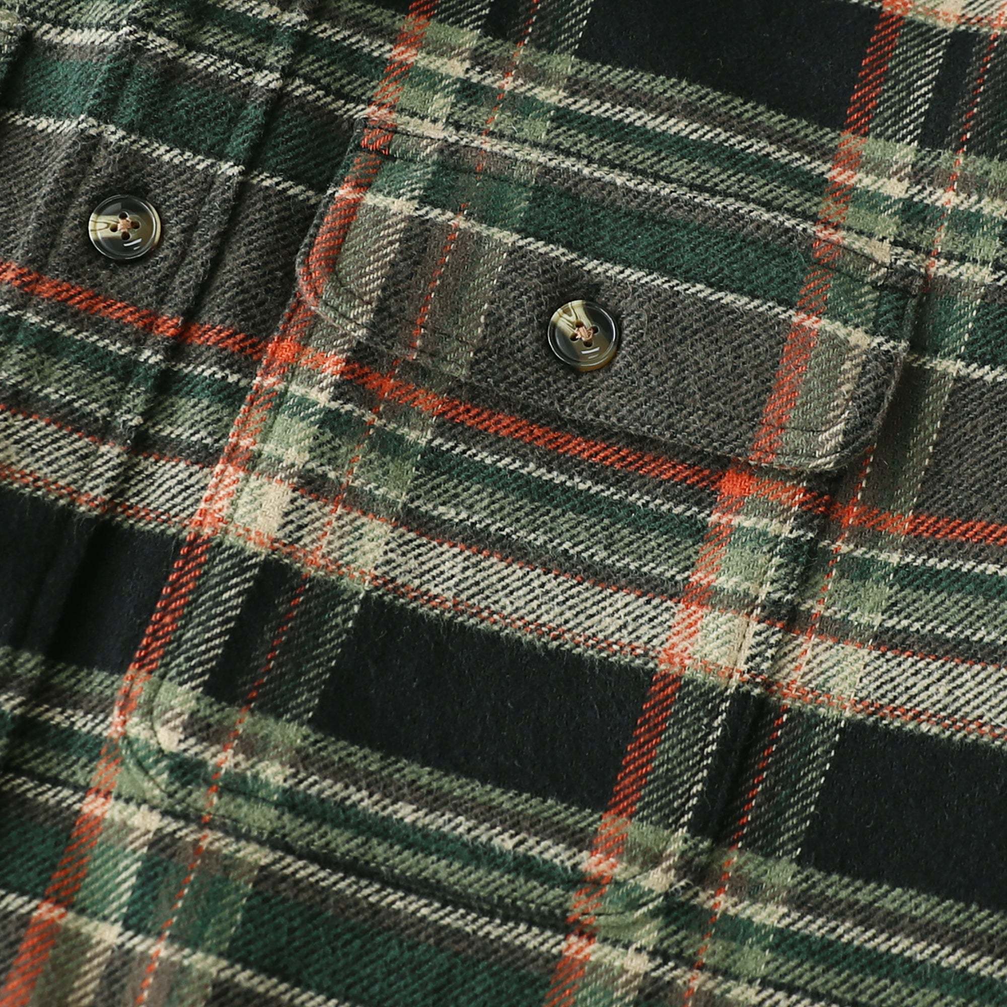 Dubinik? 10.8oz Ultra Heavyweight Mens Flannel Shirts Long Sleeve Casual Button Down Pocket Soft Warm Cotton Shirt#84009