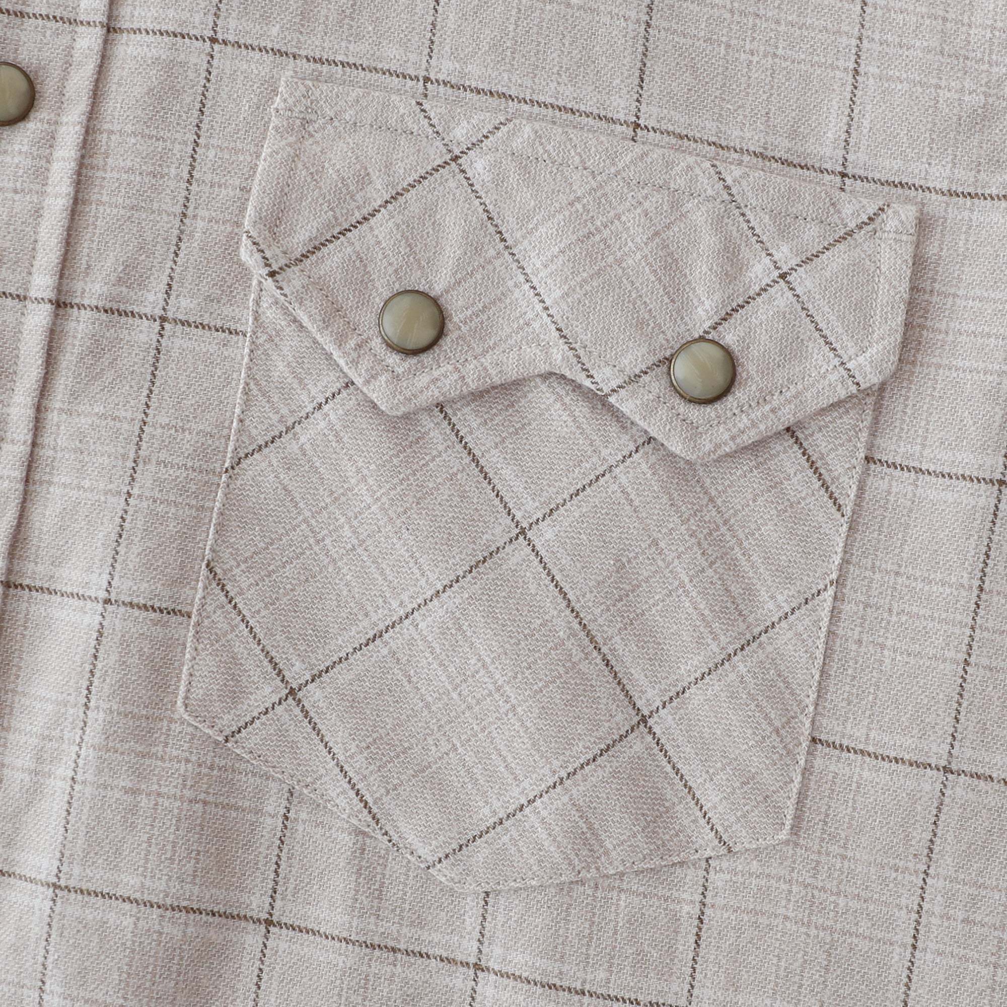 Dubinik? 6.3oz Flannel Shirt for Men Long Sleeve Casual Cozy Snap Button Western Plaid Shirts Soft Pure Cotton#37015