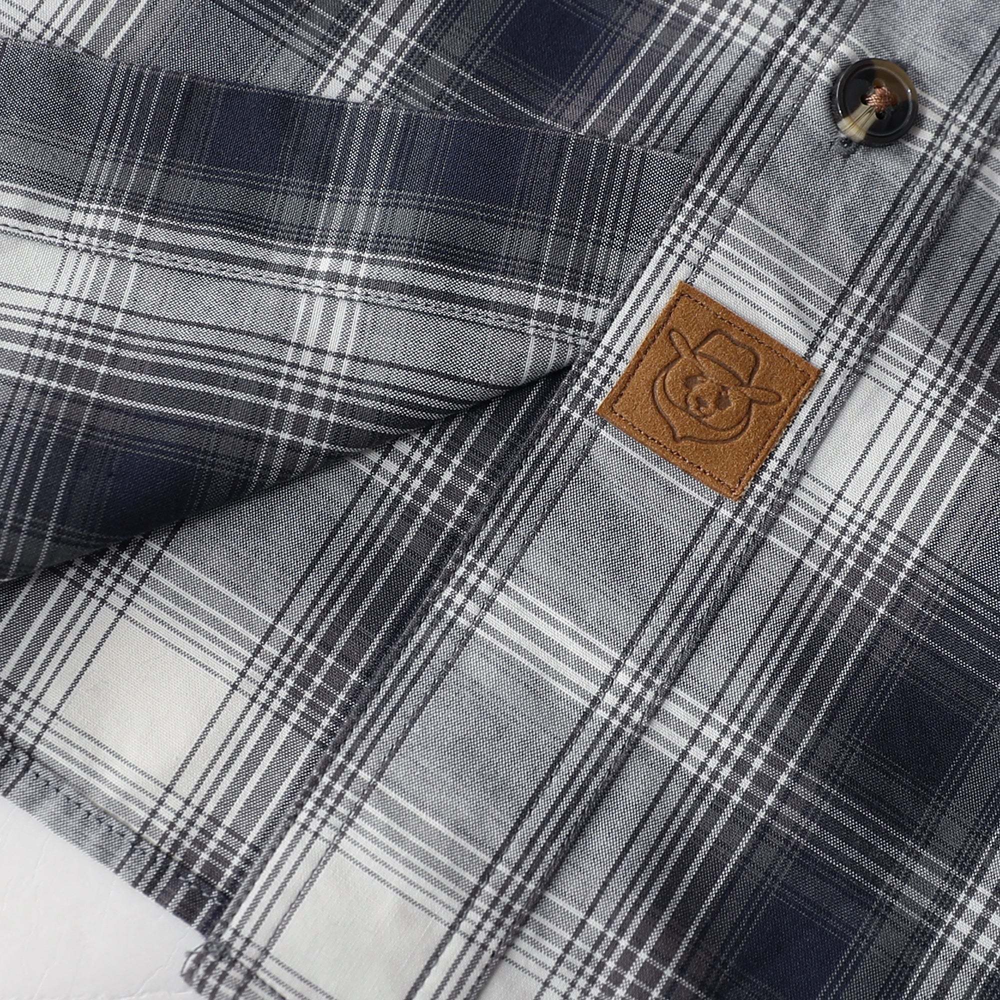 Dubinik? 4.1oz Mens Long Sleeve Button Down Shirts Casual Plaid Shirt with Practical Double Pockets Comfortable and Soft#0050019