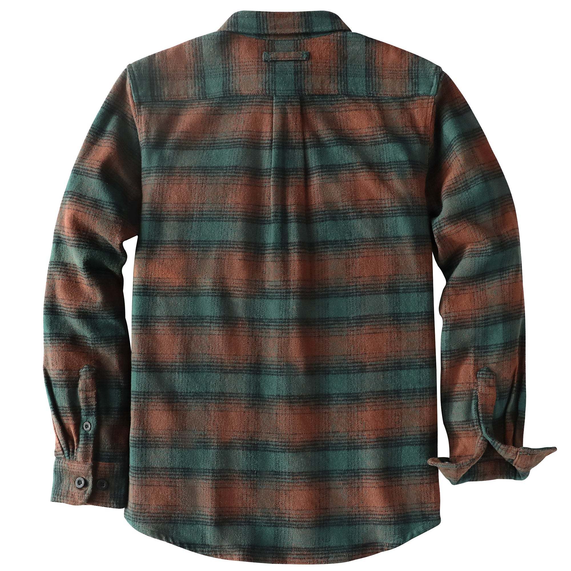 Dubinik? 10.8oz Ultra Heavyweight Flannel Shirt for Men Long Sleeve Mens Plaid Button Down Shirts for Men Vintage 100% Cotton#0081015