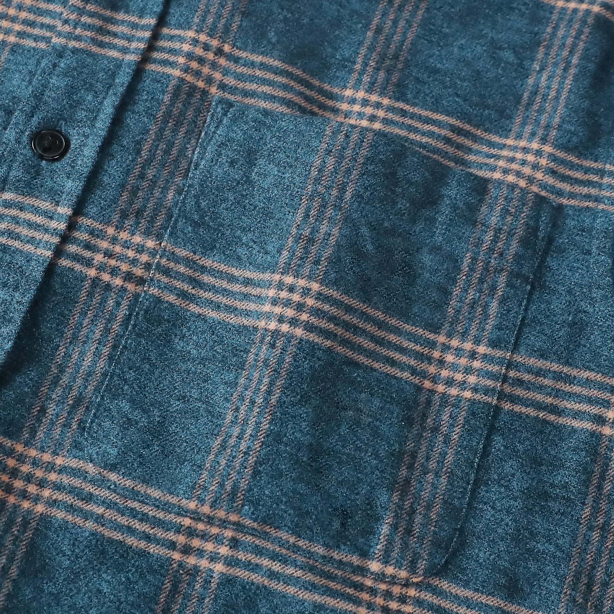 6oz Men's Plaid Flannel Long Sleeve Shirts #0339