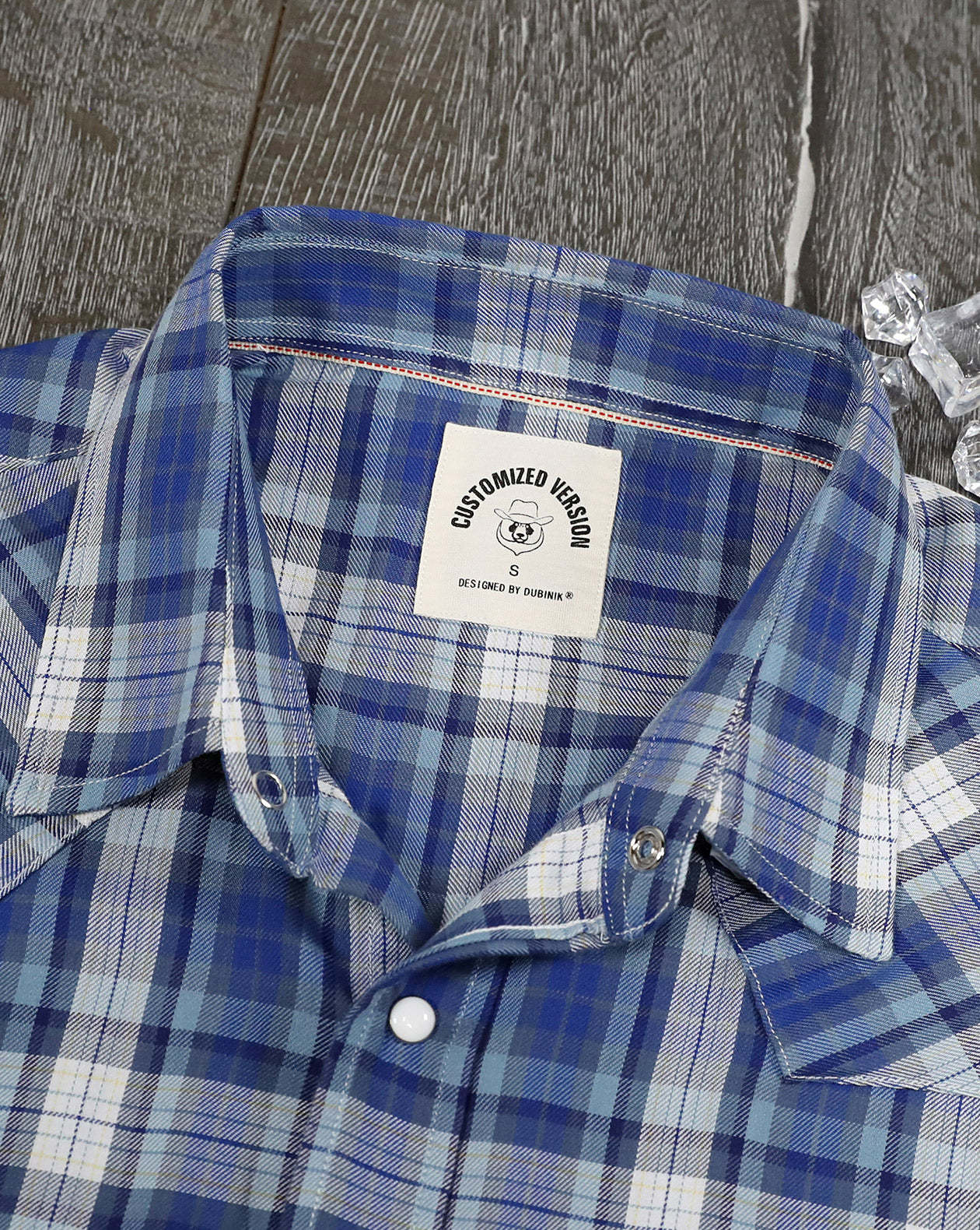 Dubinik?Bamboo Fiber Mens Shirts Short Sleeve Plaid Shirt Men Western Cowboy Pearl Snap Vintage Casual Plaid Shirts for Men #2901
