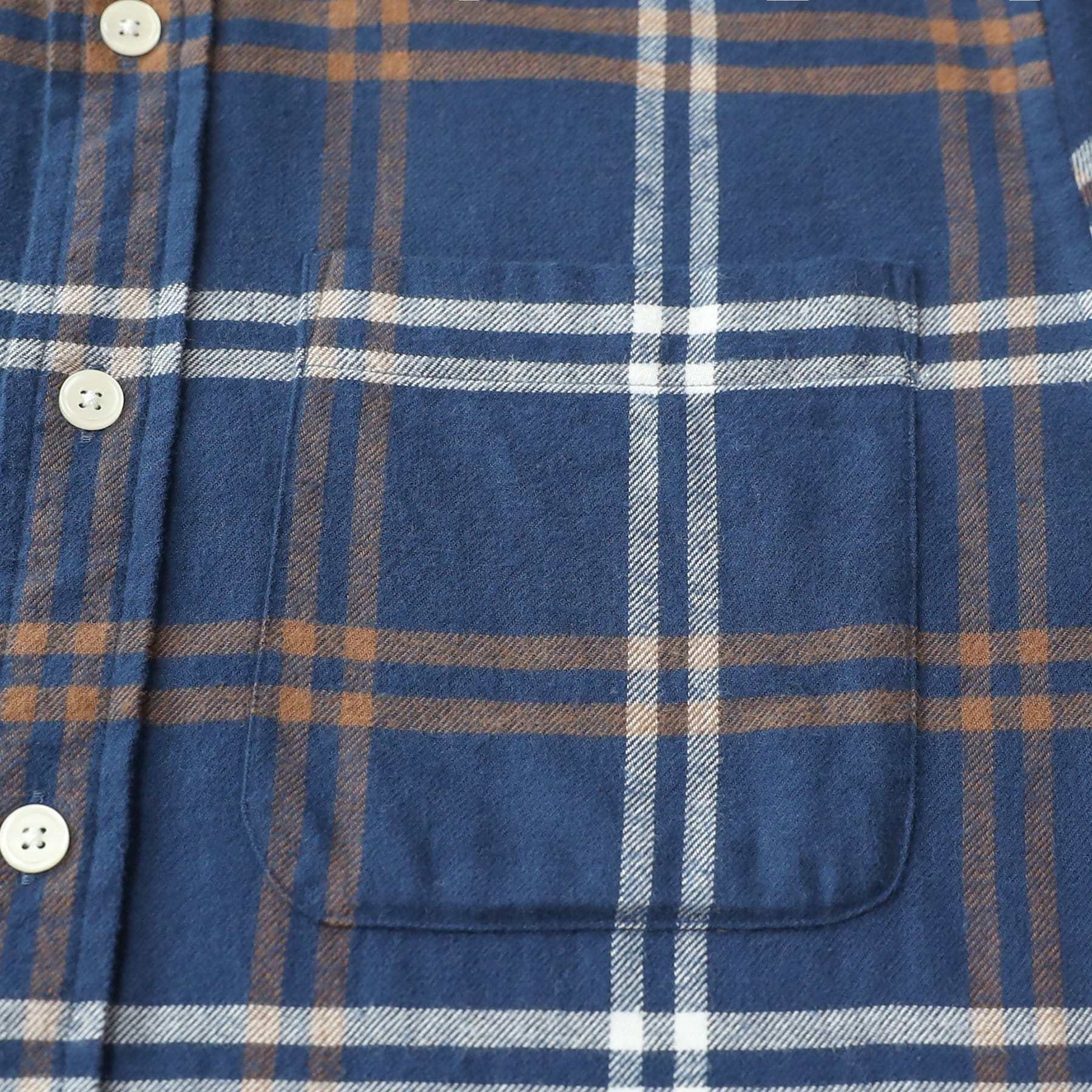 6oz Men's Plaid Flannel Long Sleeve Shirts #0314
