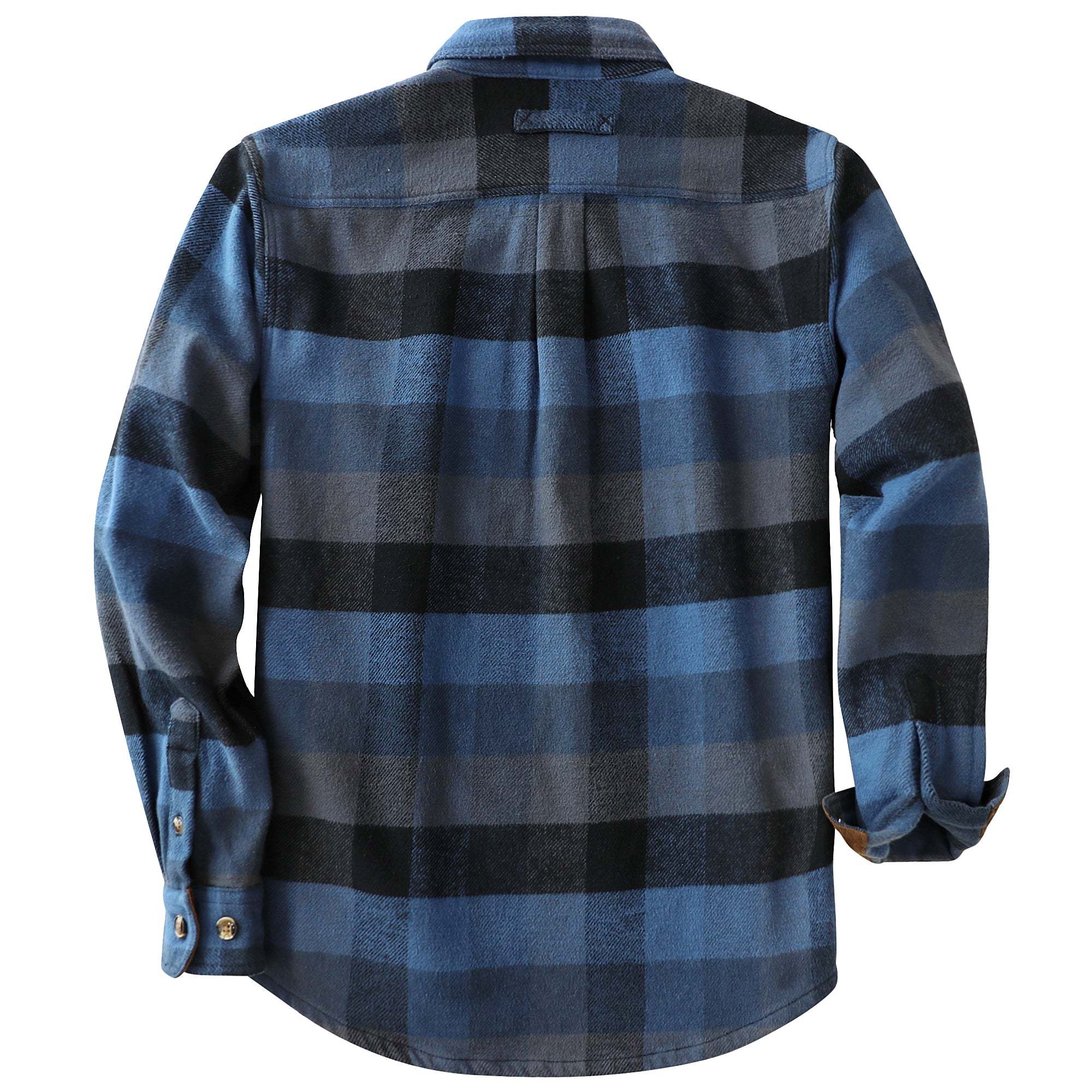 Dubinik? 10.8oz Ultra Heavyweight Mens Flannel Shirts Long Sleeve Casual Button Down Pocket Soft Warm Cotton Shirt#84010