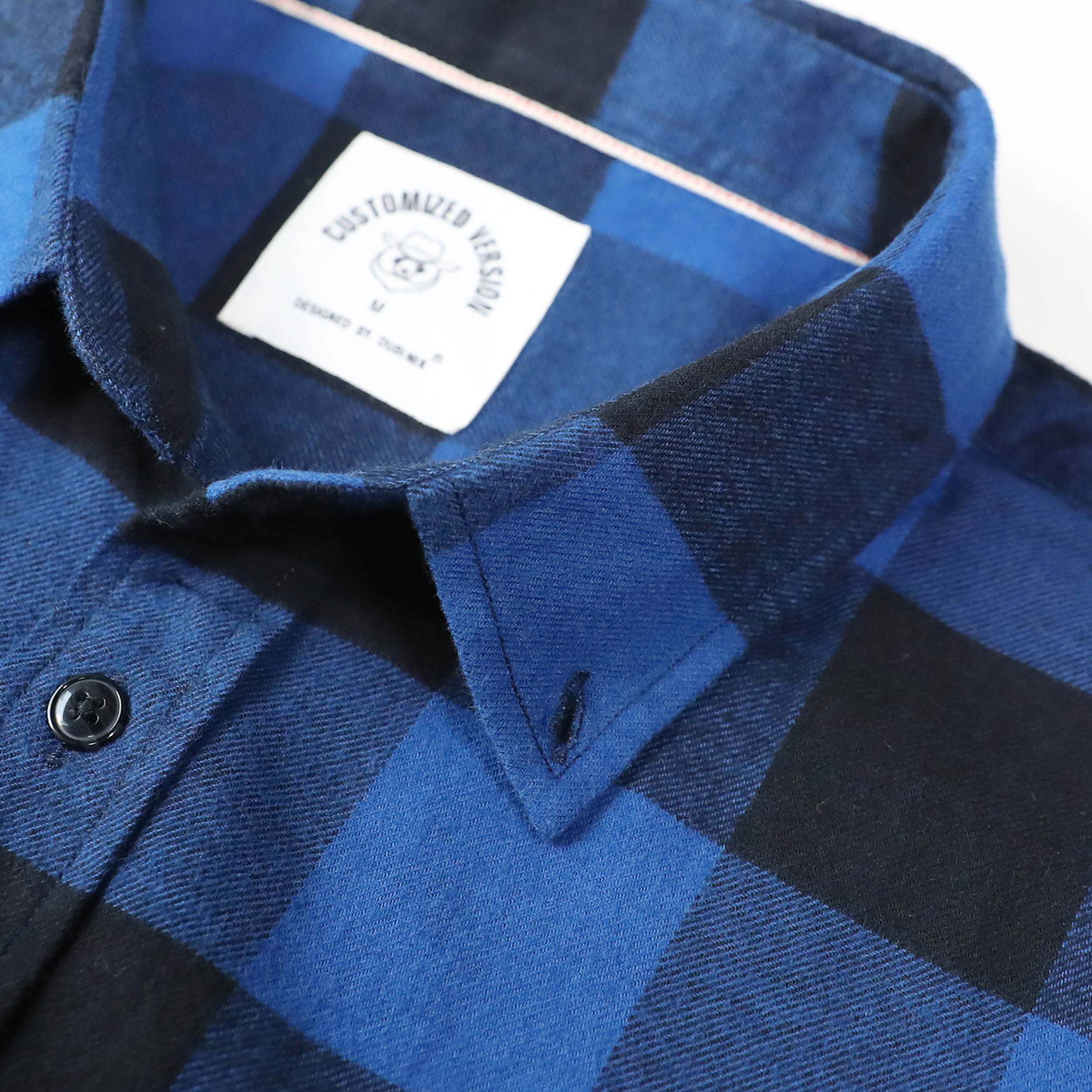 6oz Men's Plaid Flannel Long Sleeve Shirts#0338