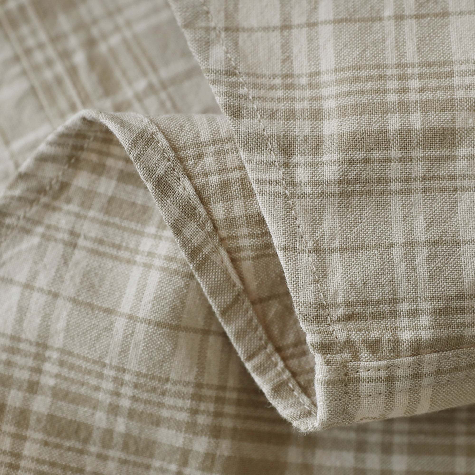 Dubinik? 4.6oz Mens Lightweight Pure Cotton Long Sleeve Button Down Plaid Shirt#10181