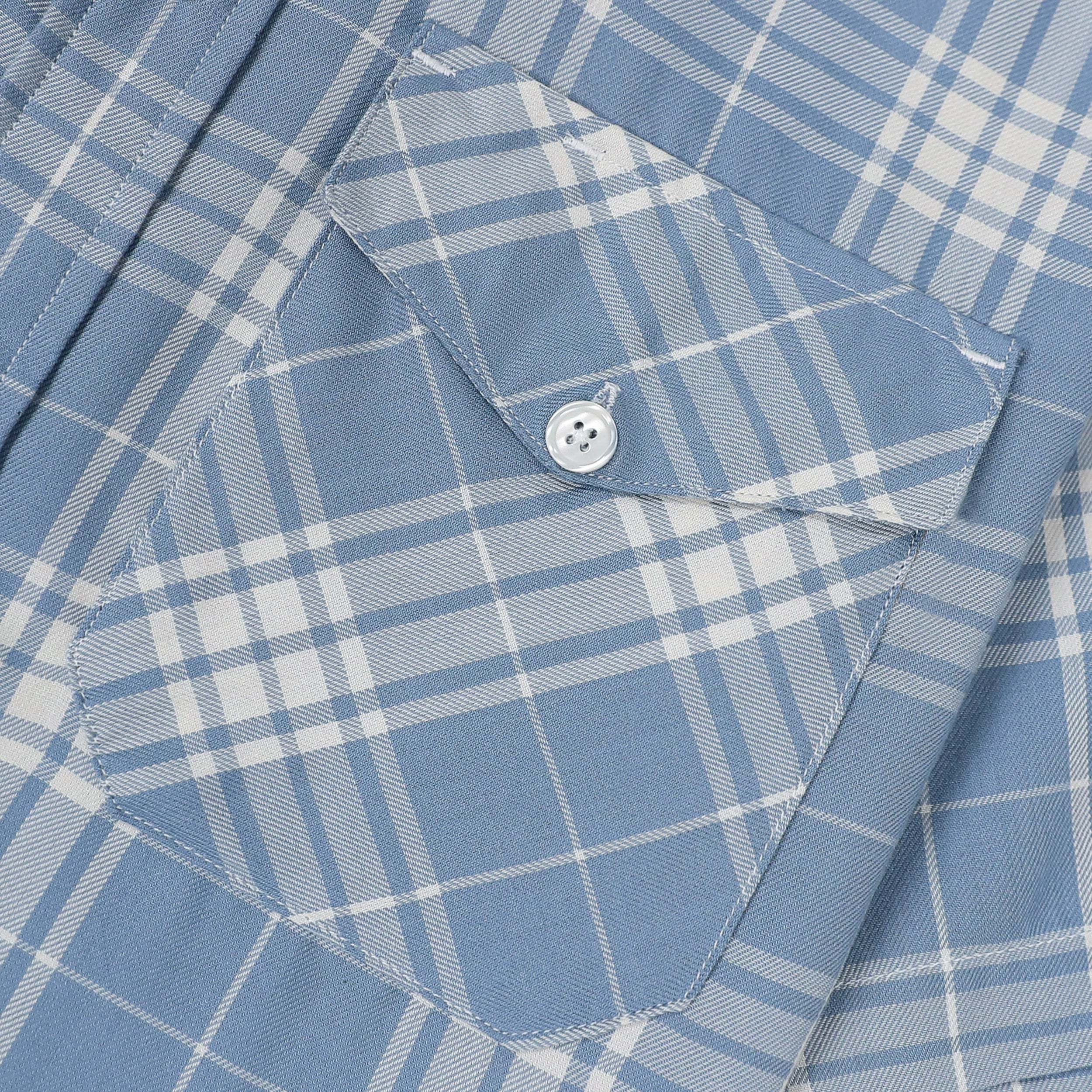 Dubinik? Bamboo Viscose Mens Short Sleeve Button Down Pockets Shirts#39014