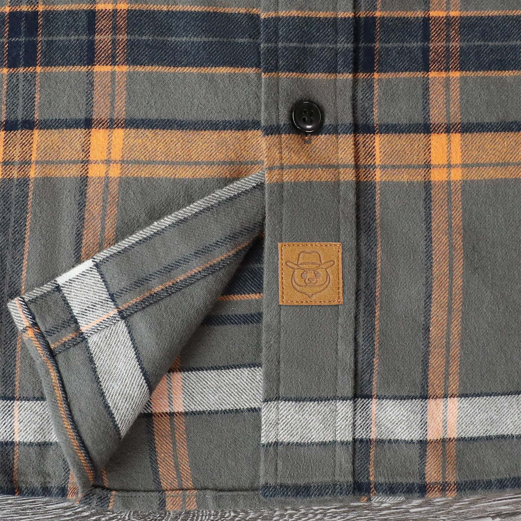 Dubinik? 6oz Flannel Shirt for Men 100% Cotton Mens Flannel Shirts Long Sleeve Plaid Soft Casual Button Down Shirt Men#66204