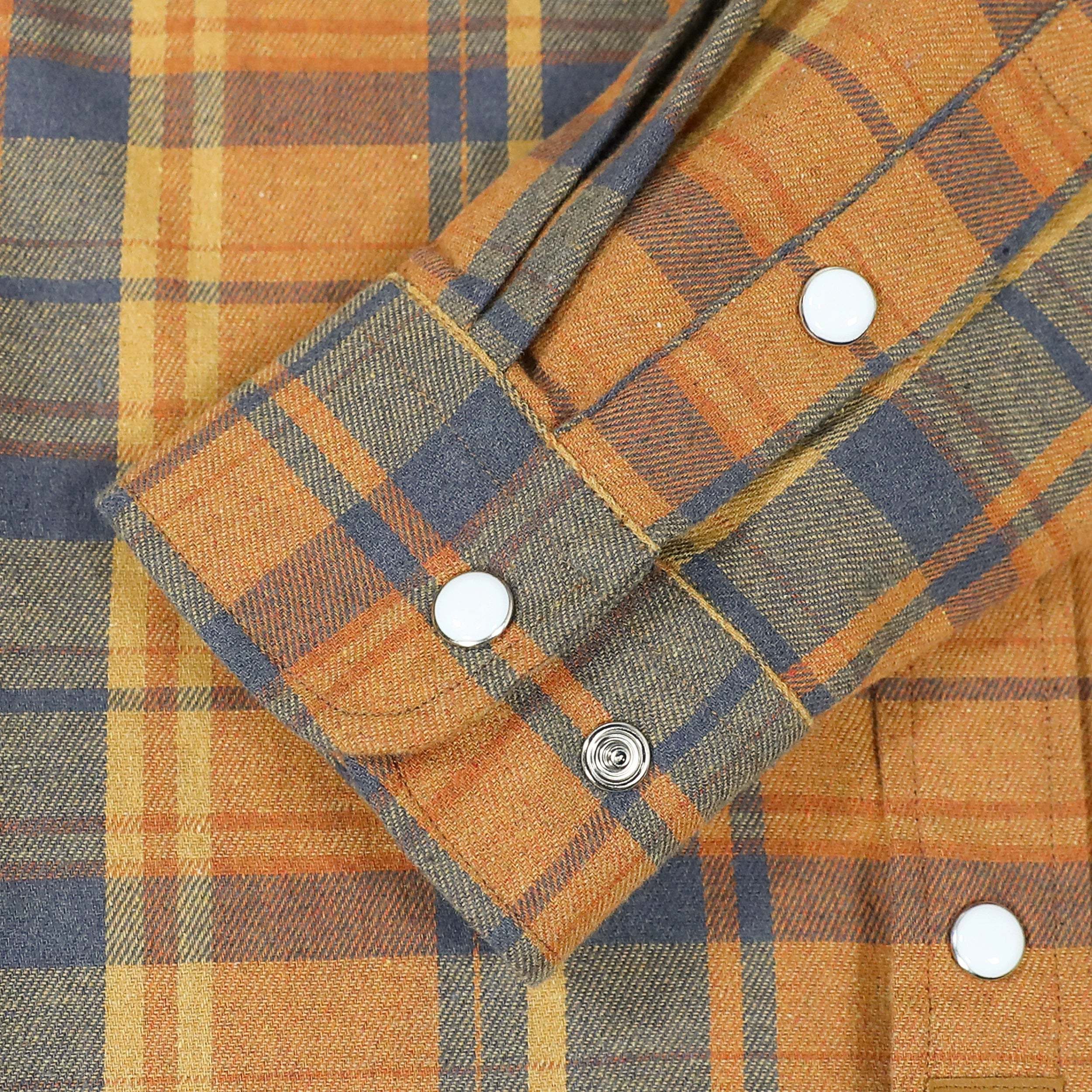 Dubinik? 6oz Flannel Shirt For Men Western Cowboy Pearl Snap Shirts For Men Long Sleeve Vintage Buttons Down Plaid Shirt #28009