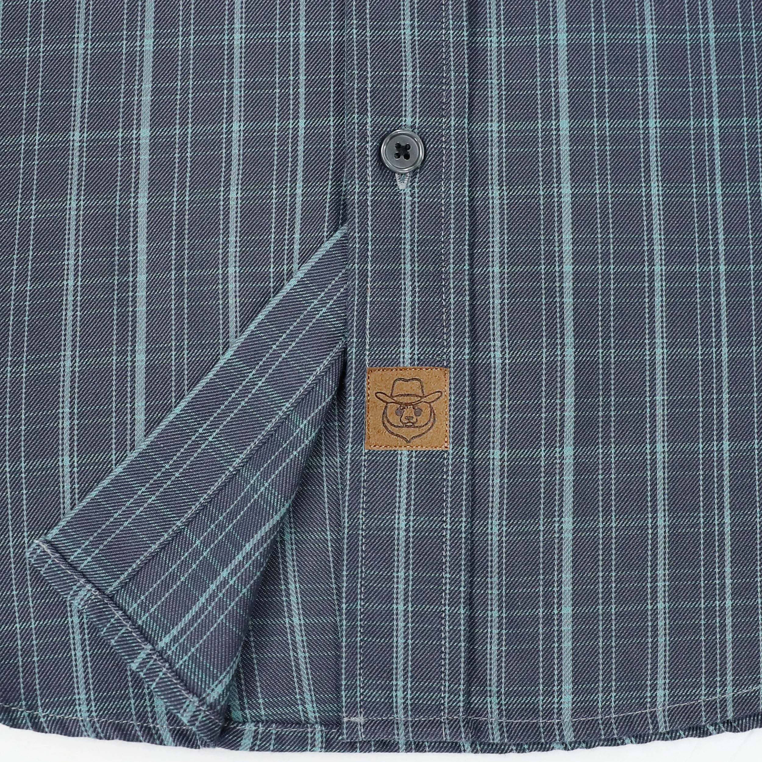 Dubinik? Bamboo Viscose Mens Short Sleeve Button Down Pockets Shirts#39015