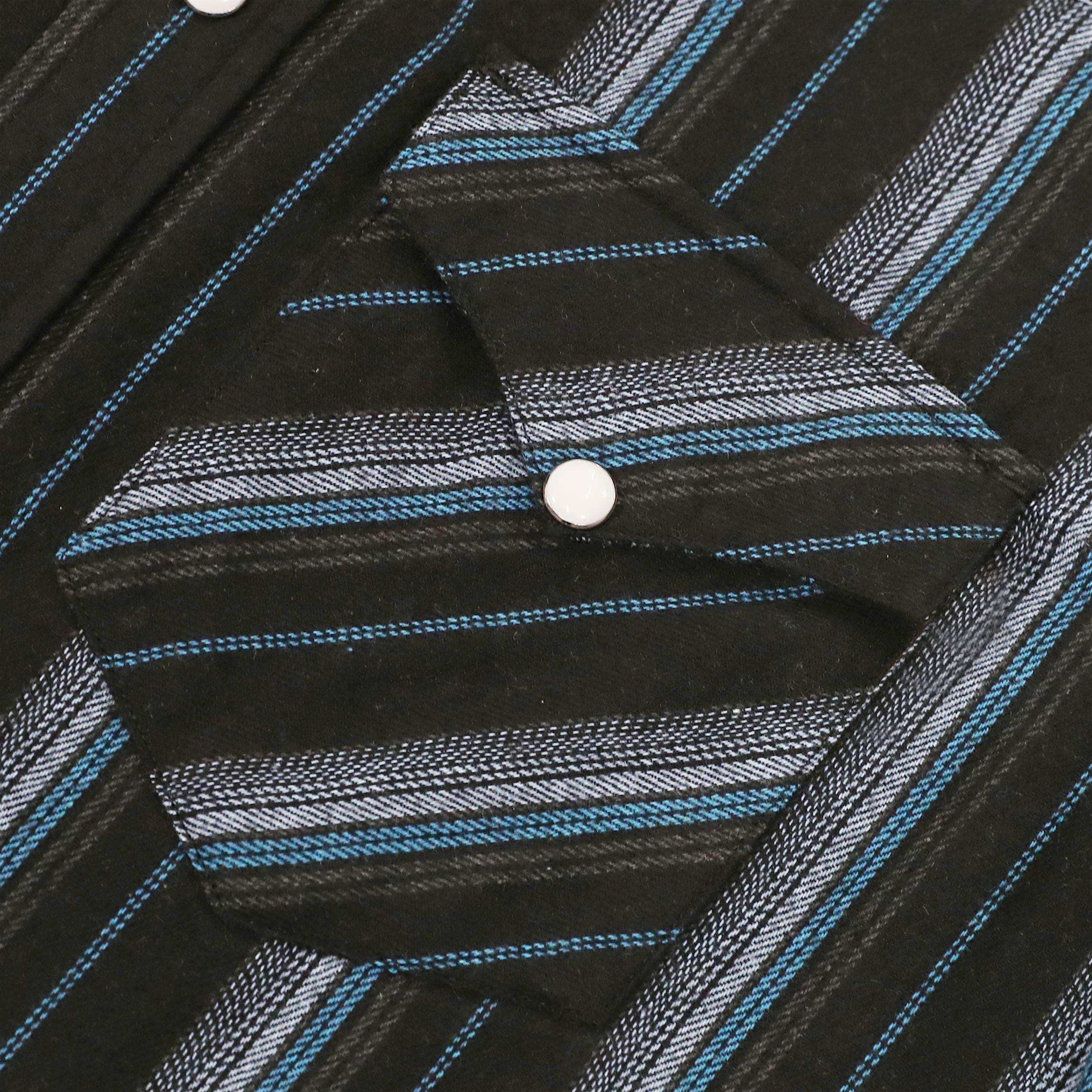 Dubinik? 6oz Flannel Shirt For Men Western Cowboy Pearl Snap Shirts For Men Long Sleeve Vintage Buttons Down Plaid Shirt #28506