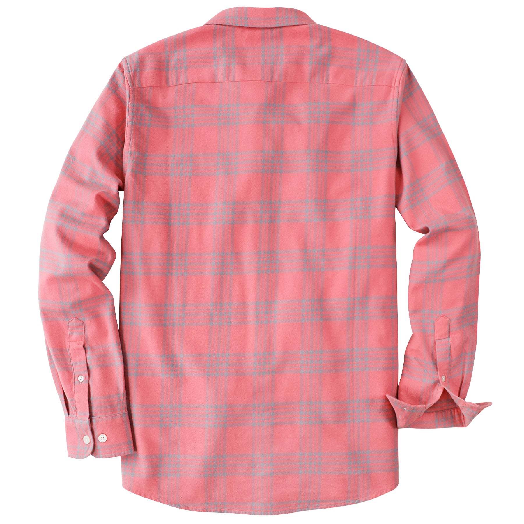 Dubinik? 6oz 100% Cotton Mens Flannel Shirts Long Sleeve Plaid Soft Casual Button Down Shirt Men#66024