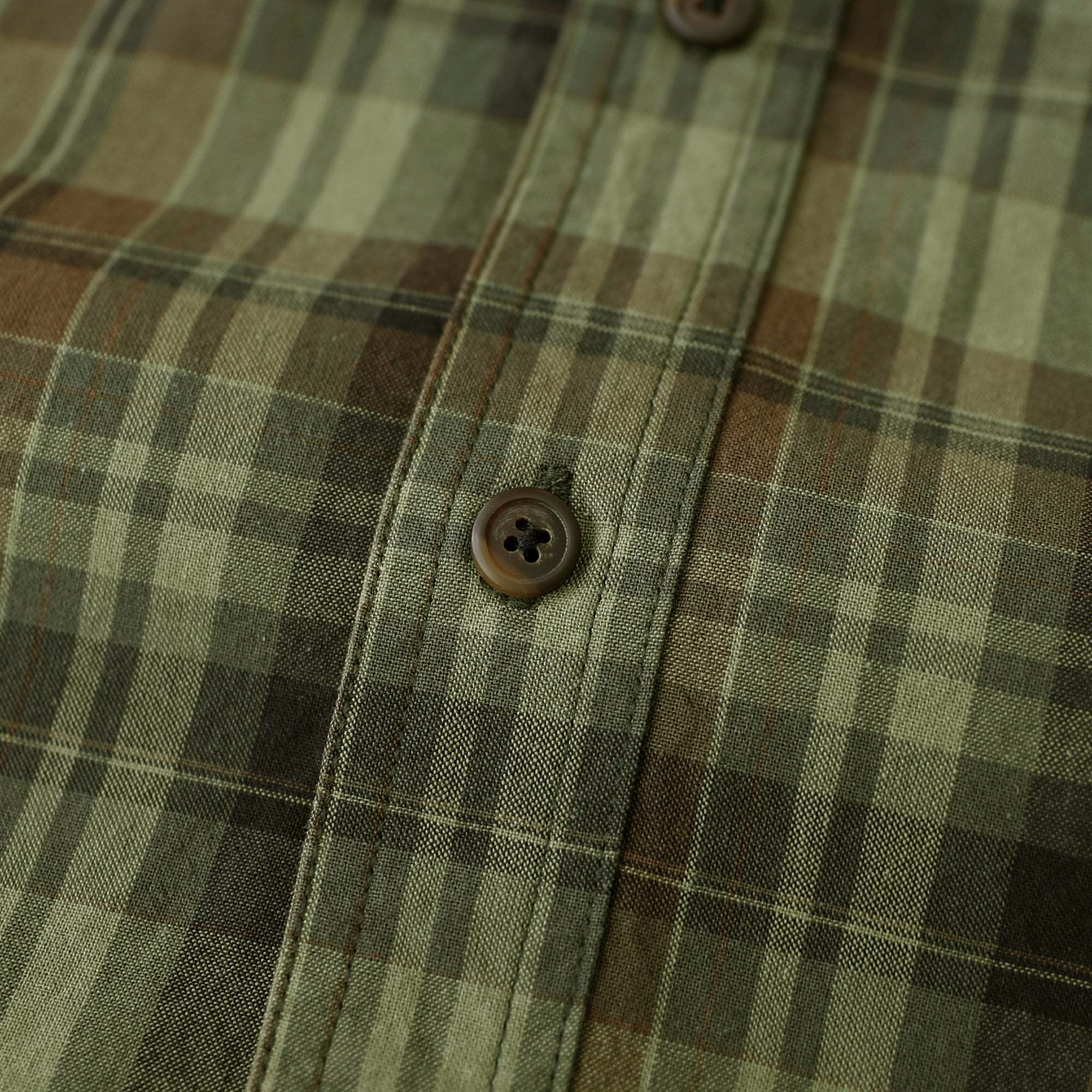 Dubinik? 4.6oz Mens Lightweight Pure Cotton Long Sleeve Button Down Plaid Shirt#10183