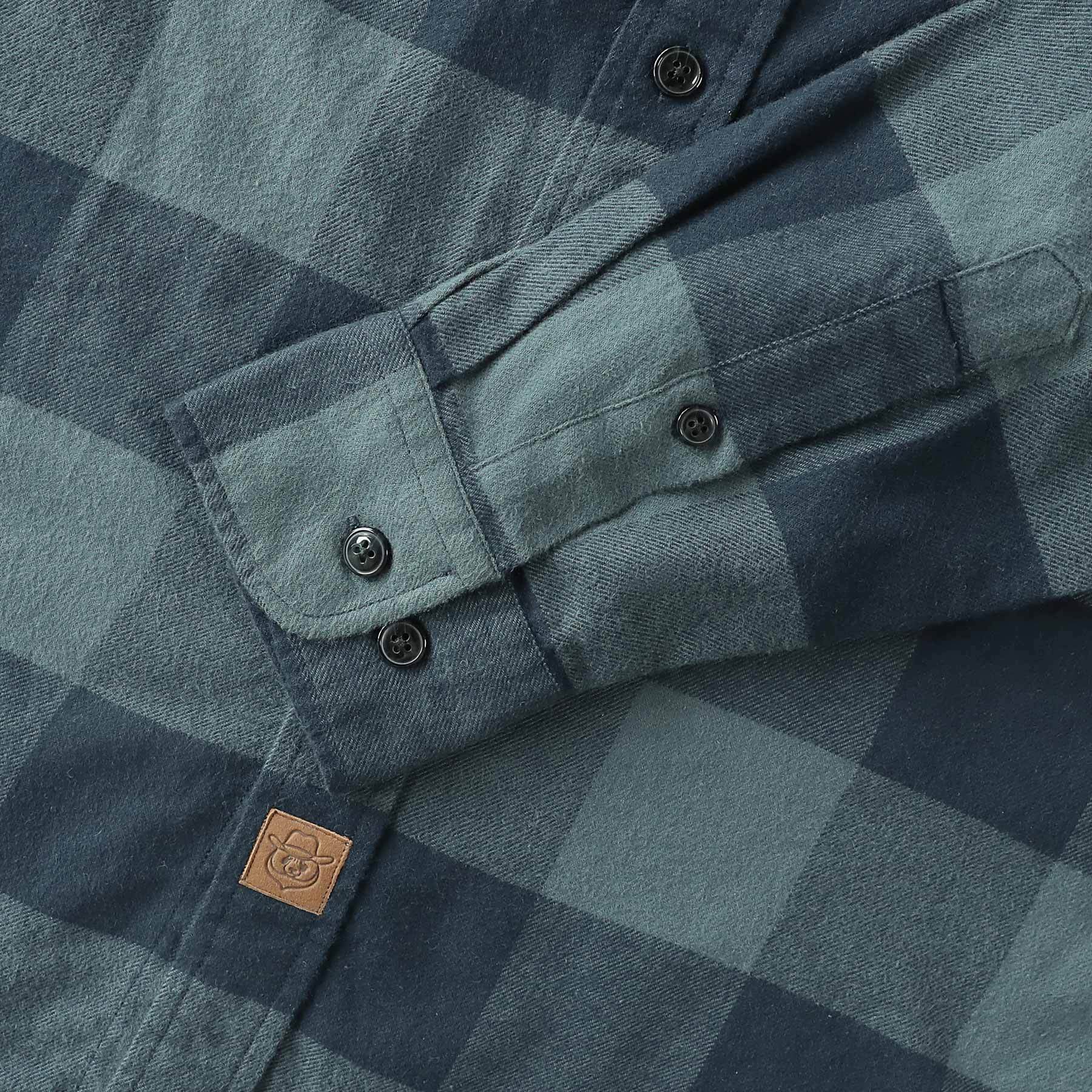 Dubinik? 6oz Green Navy Buffalo Flannel Shirt for Men 100% Cotton Mens Flannel Shirts Long Sleeve Plaid Soft Casual Button Down Shirt Men#66028 Tall size in stock now!