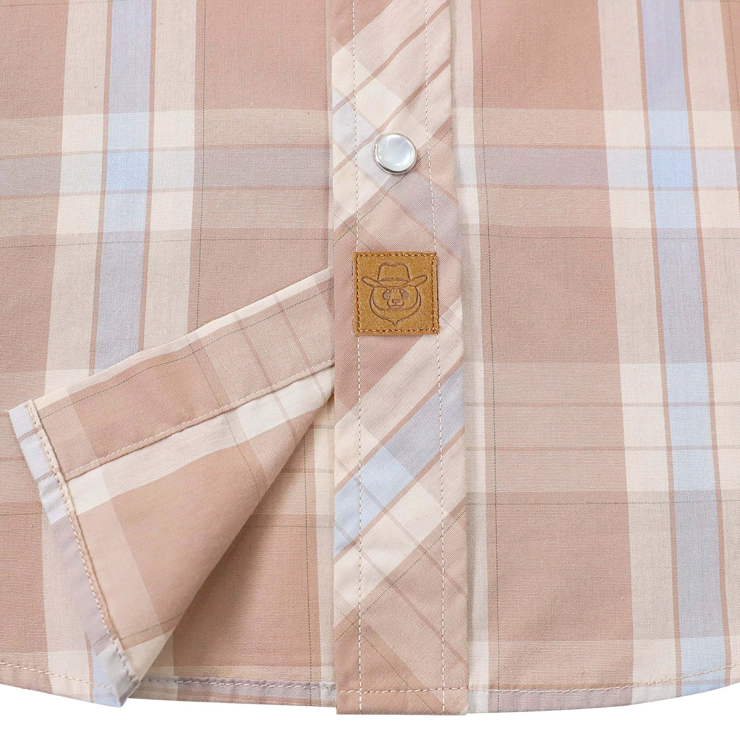 Dubinik? Western Shirts for Men Short Sleeve Plaid Pearl Snap Shirts for Men Button Up Shirt Cowboy Casual Work Shirt#41029