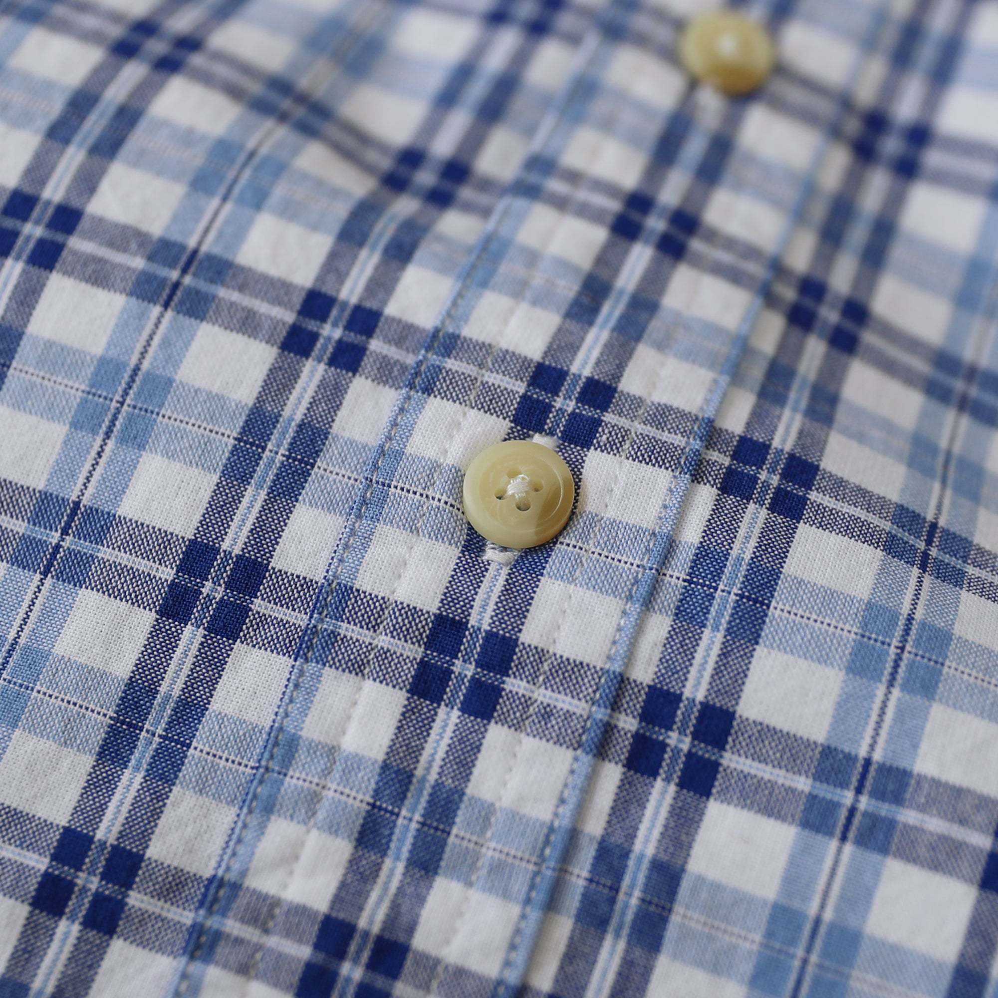 Dubinik? Men’s Short Sleeve Button-Down Shirt, Double Pockets, Casual Workwear Plaid#101711